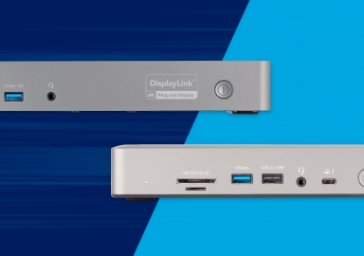 Side profile of two different docking stations