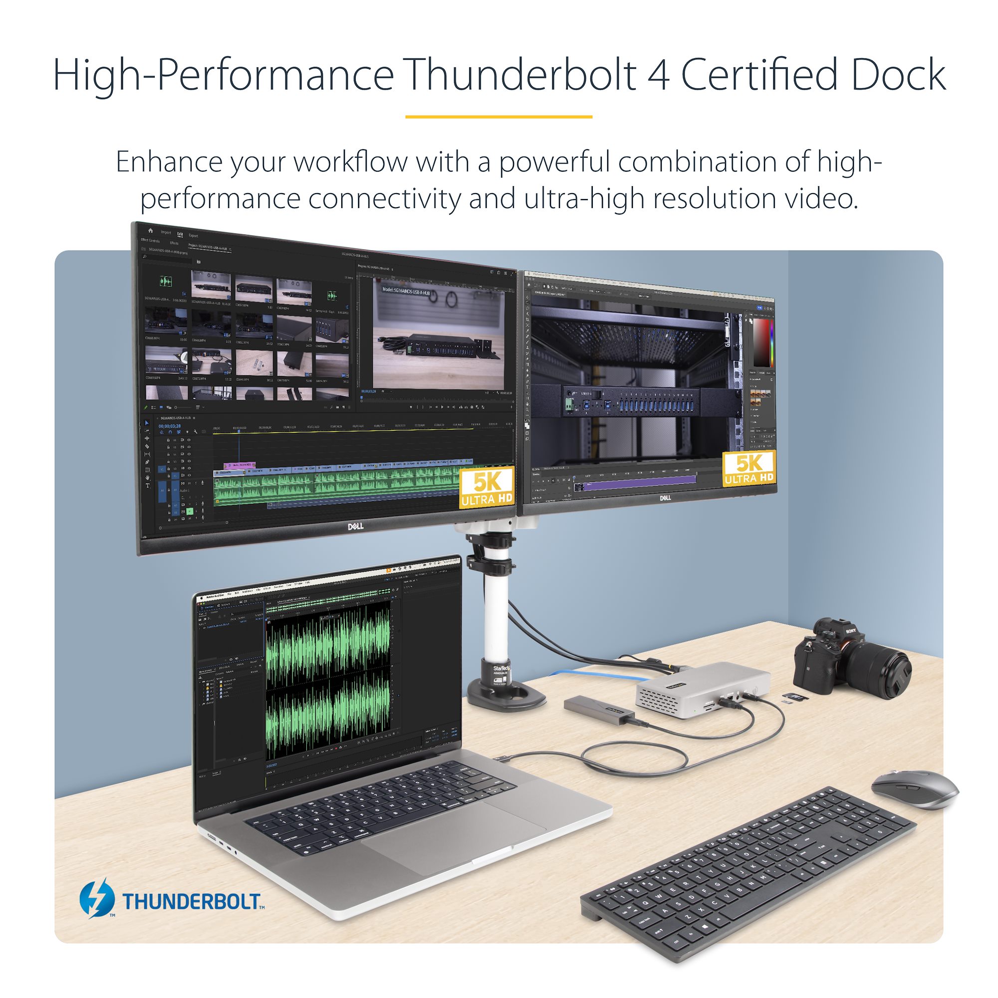 High-Performance Thunderbolt 4 Laptop Docking Station