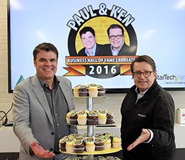 Paul and Ken inducted into Business Hall of Fame