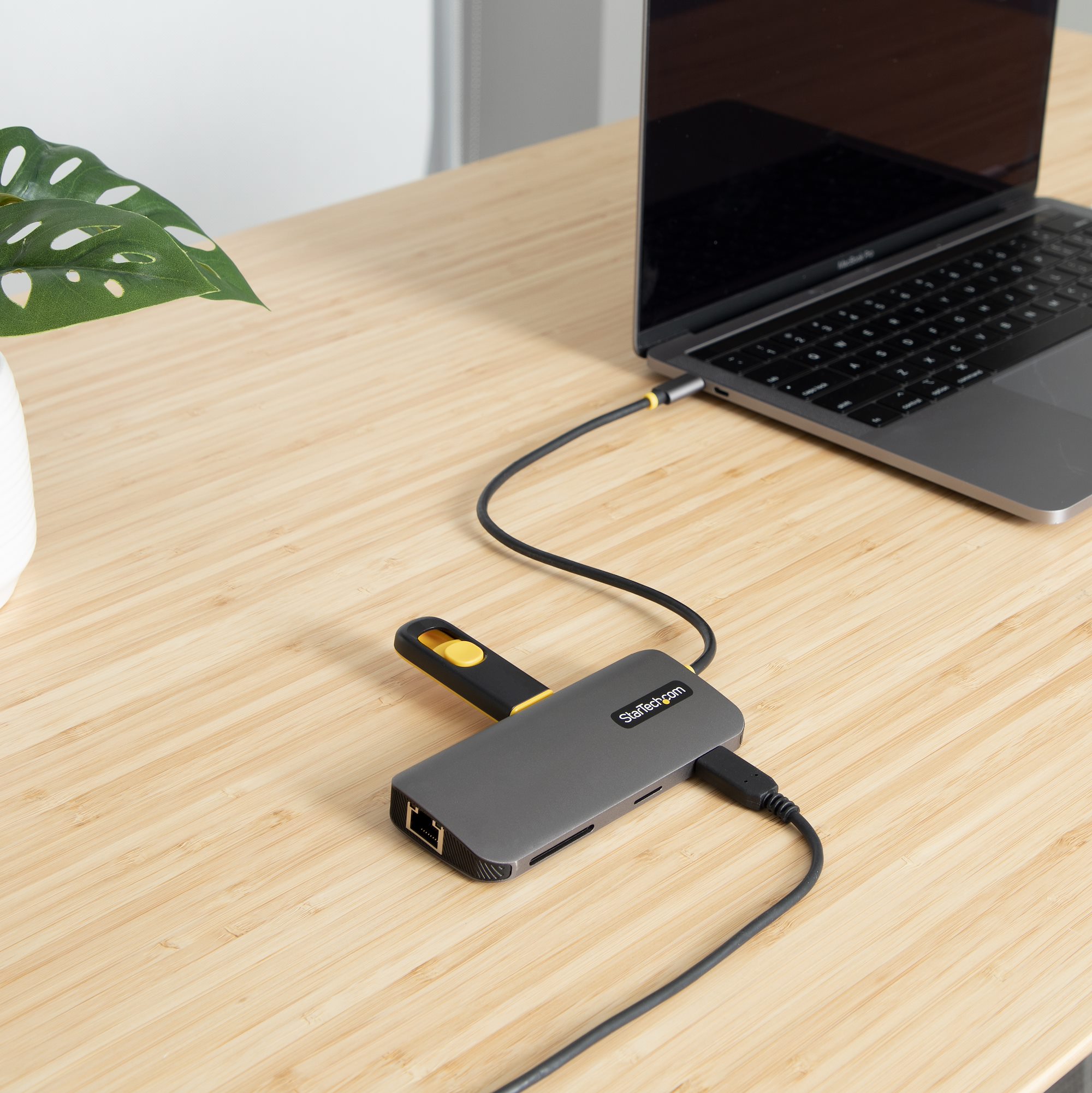 Shop  StarTech.com USB C Multiport Adapter - Dual HDMI Video - 4K 60Hz -  2-Port 5Gbps USB-A Hub - 100W Power Delivery Charging - GbE - SD/MicroSD -  USB Type-C Mini