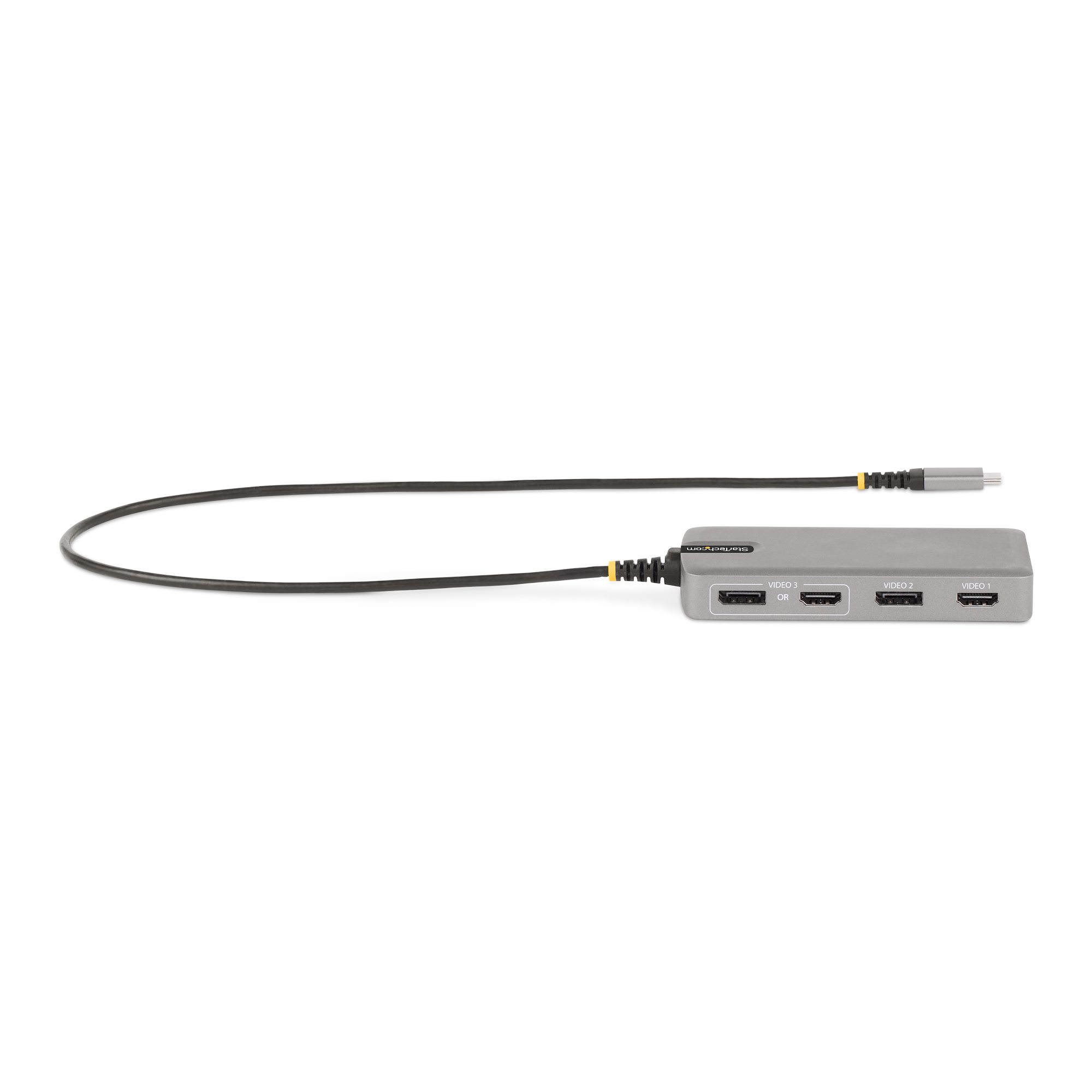 マルチポートアダプター／USB-C接続／トリプルモニター／1x 4K60Hz +