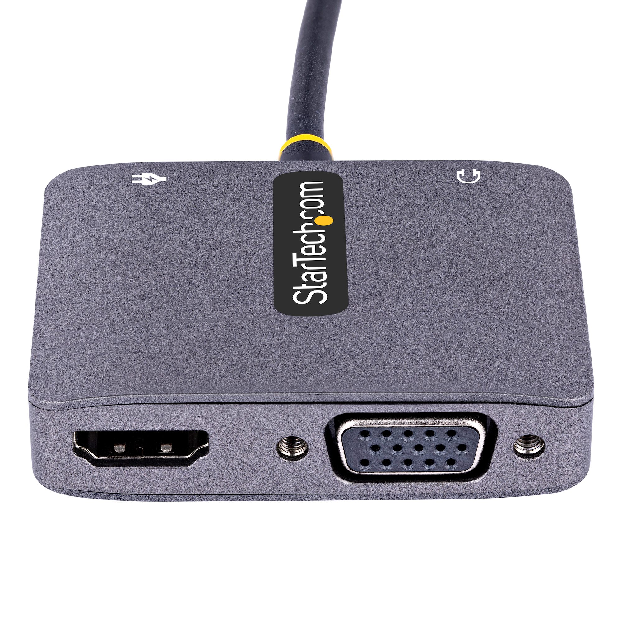 StarTech.com Adaptateur USB vers Double HDMI - USB A/C vers 2 Écrans HDMI  (1x 4K30Hz, 1x 1080p) - Dongle Intégré USB-A vers C, Câble de 11cm -  Adaptateur USB 3.0 vers HDMI 