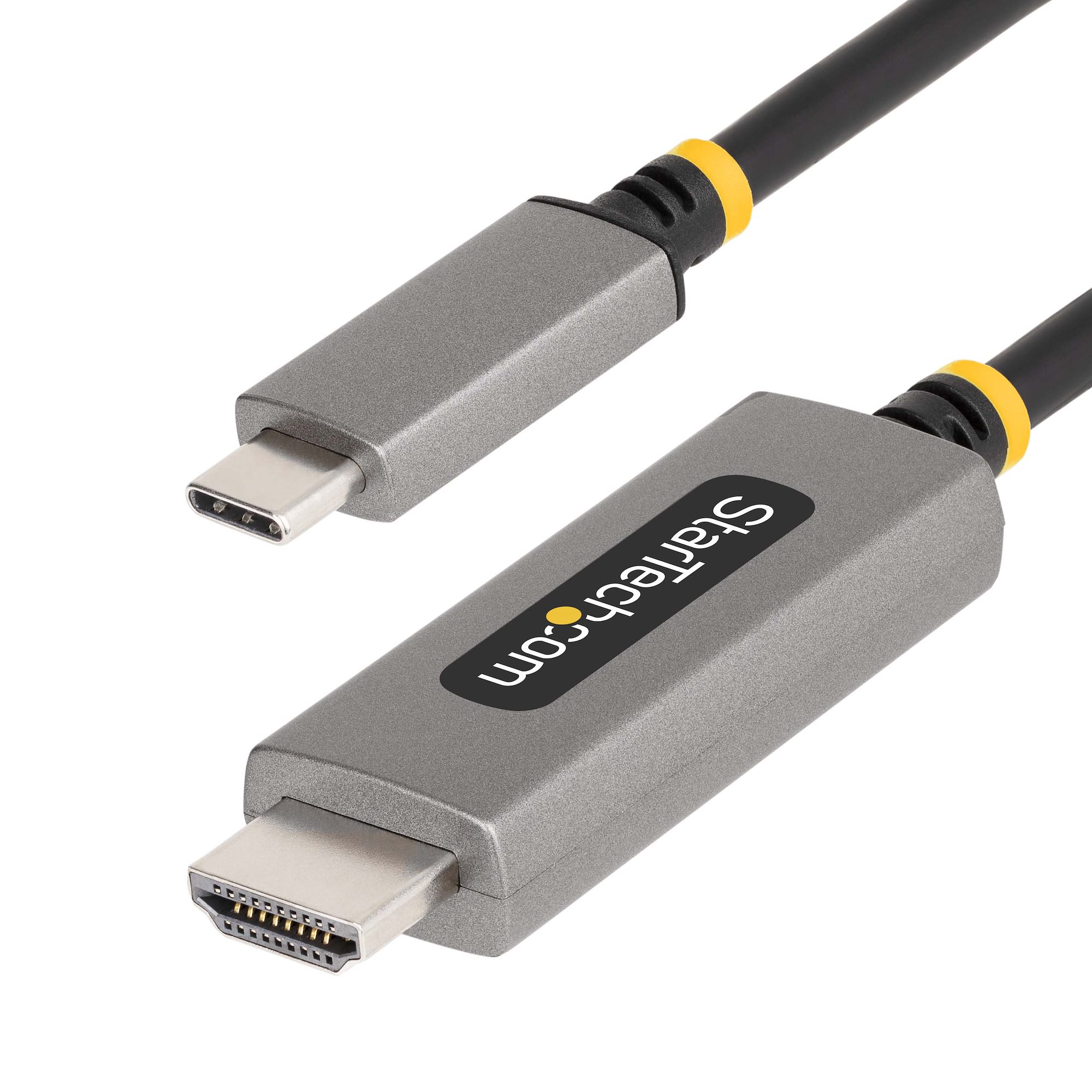 3ft (1m) USB-C to HDMI Adapter Cable, 8K 60Hz, 4K 144Hz, HDR10, USB Type-C  to HDMI 2.1 Video Converter Cable, USB-C DP Alt Mode/USB4/Thunderbolt 3/4