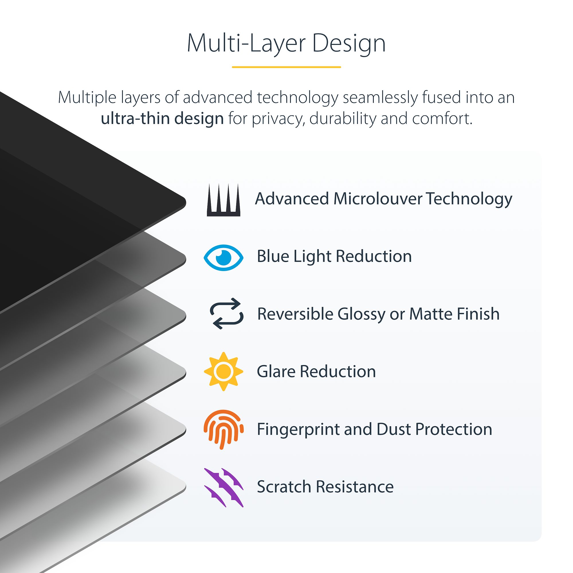 覗き見防止プライバシーフィルター／13インチ MacBook Air 2021-2025