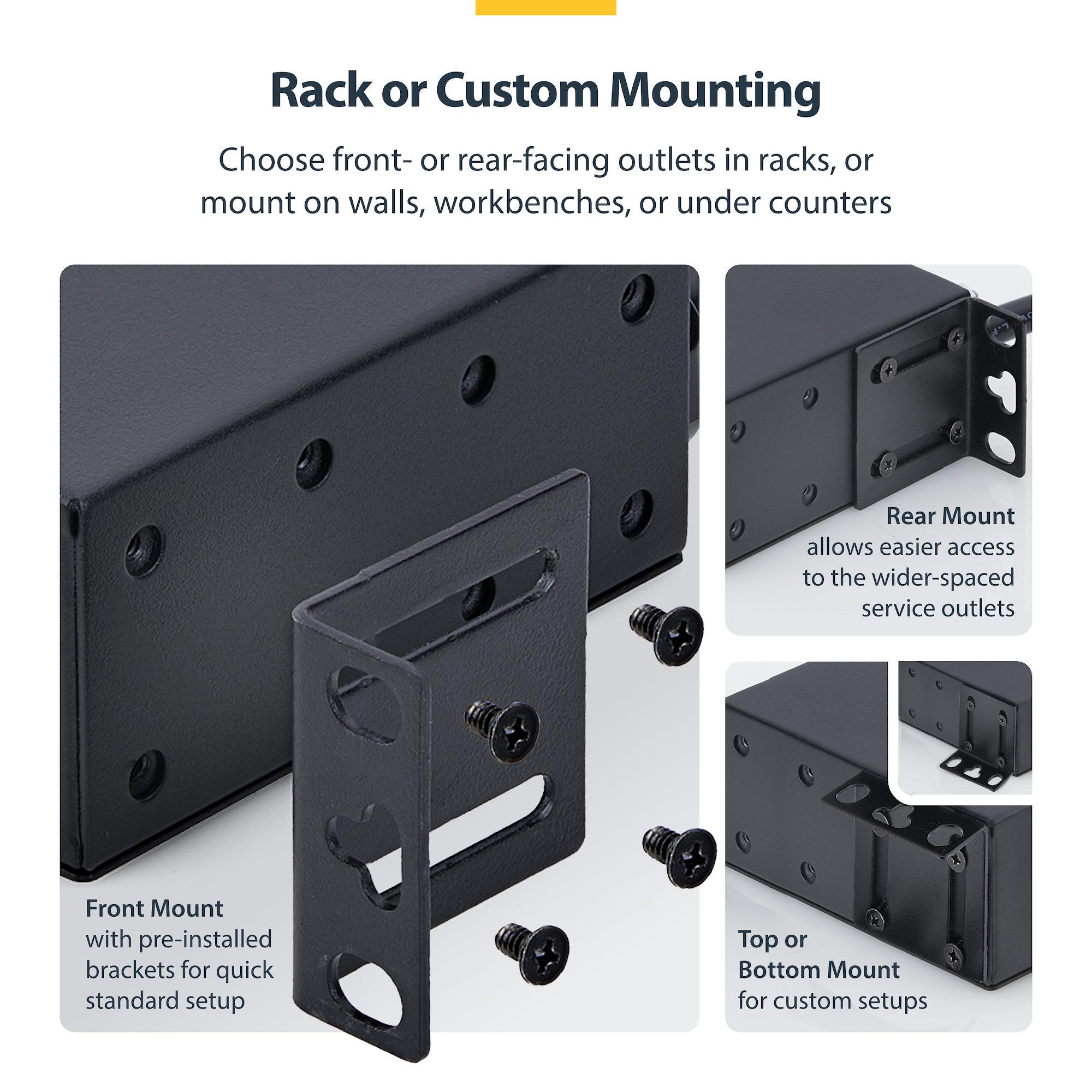 Add fourteen power outlets to a 19in server rack or cabinet