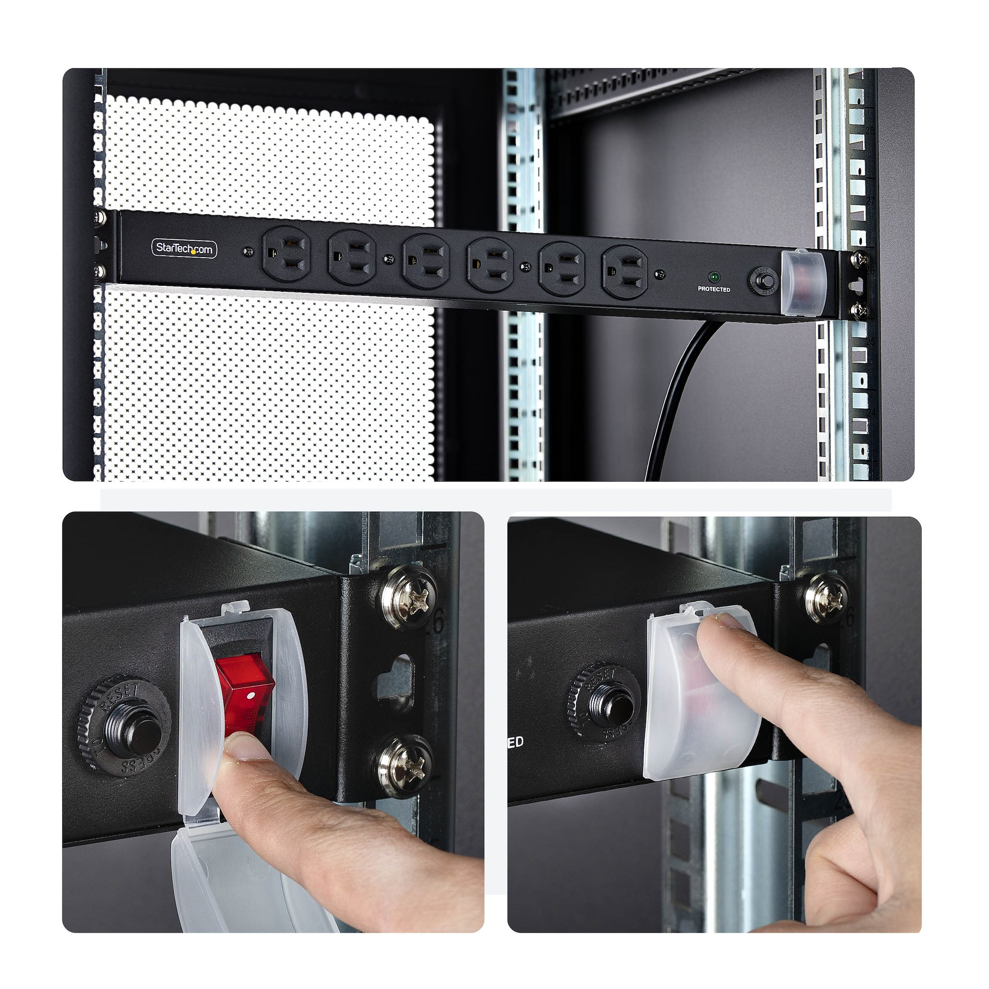 Add fourteen power outlets to a 19in server rack or cabinet