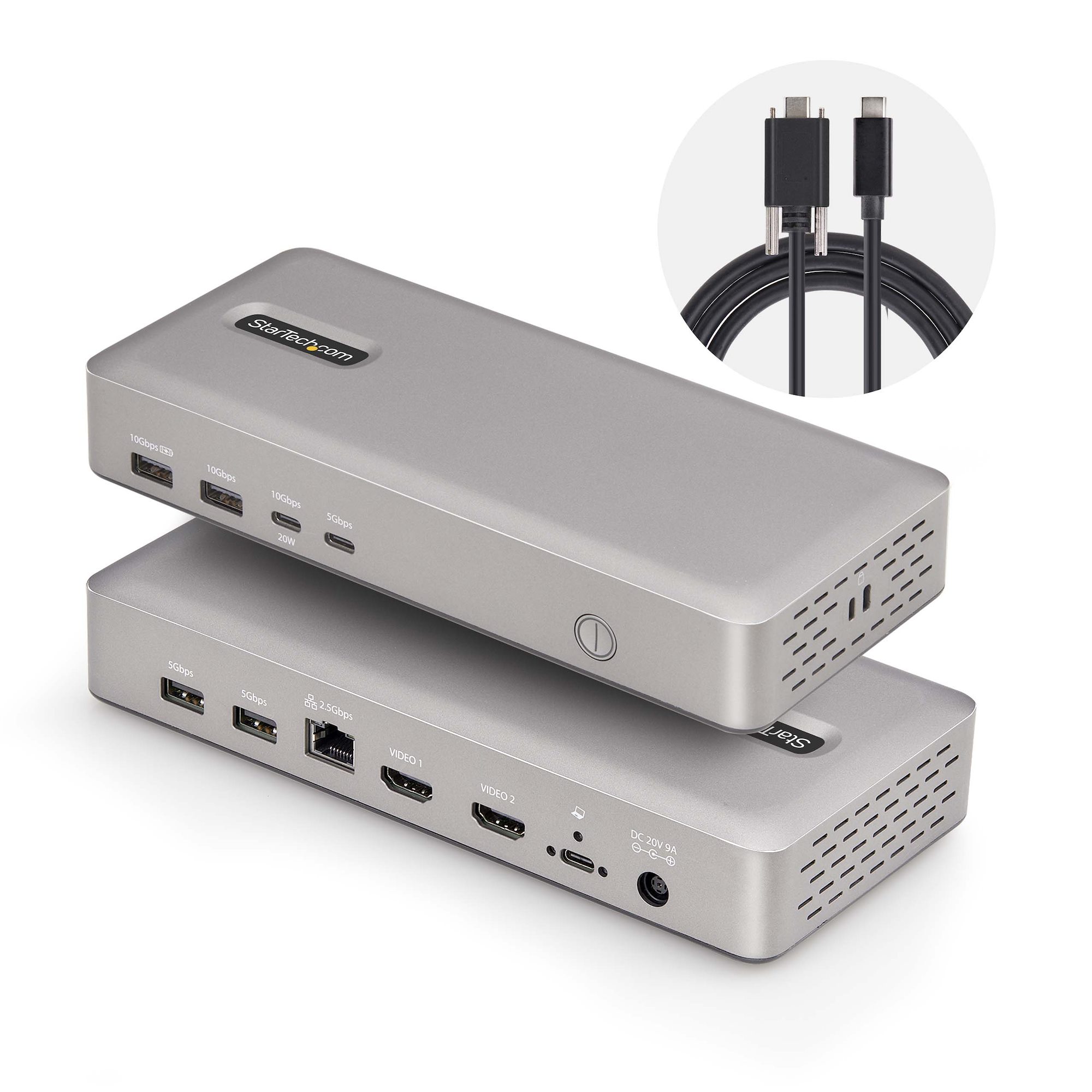 その他 plugable USB-C 4K DOCKING STATION USB4 Docking Station, USB-C 40Gbps, Dual Video HDMI, Up to