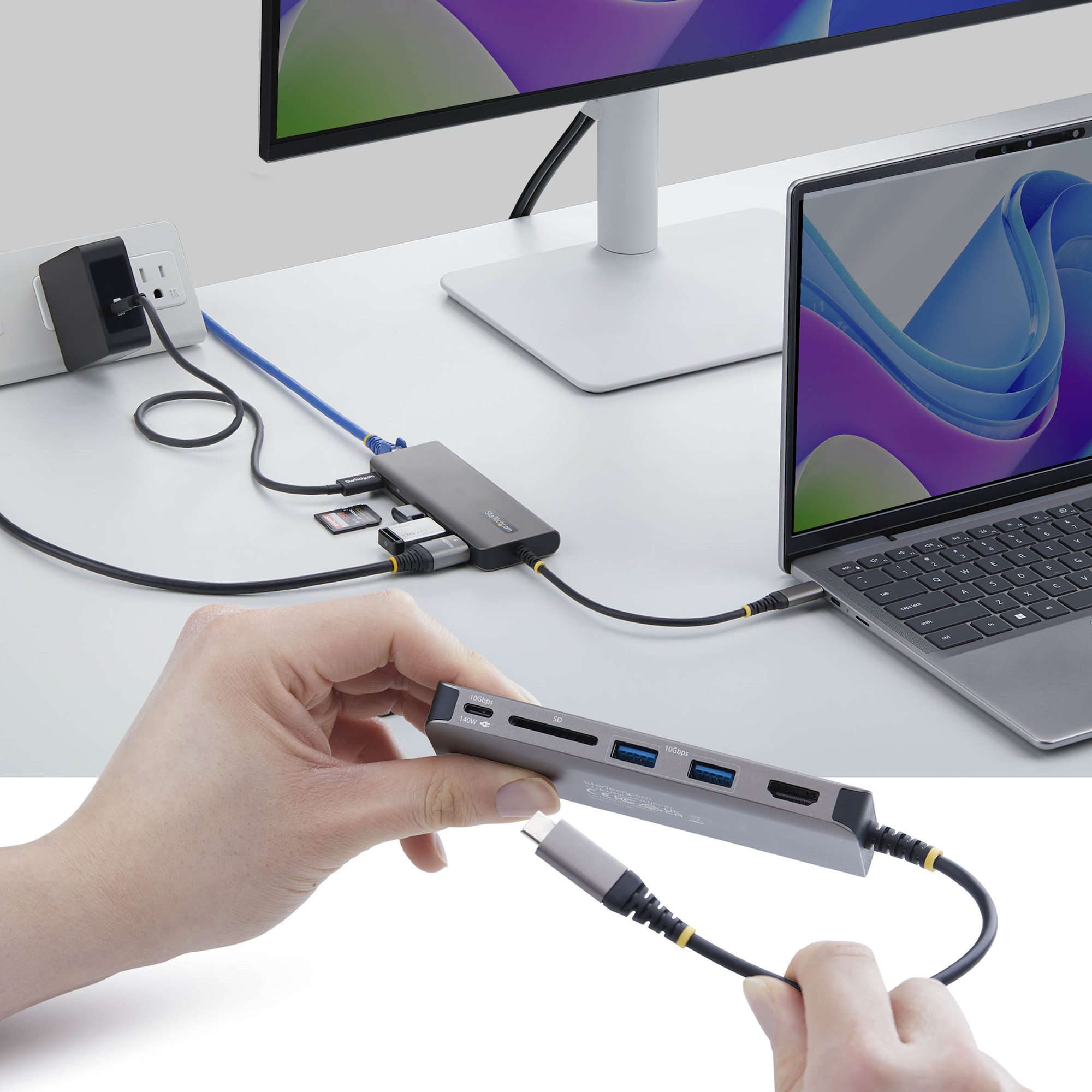 4K 60Hz HDMI出力、USB-A（10Gbps）2ポート、2.5G有線LAN、SDカード