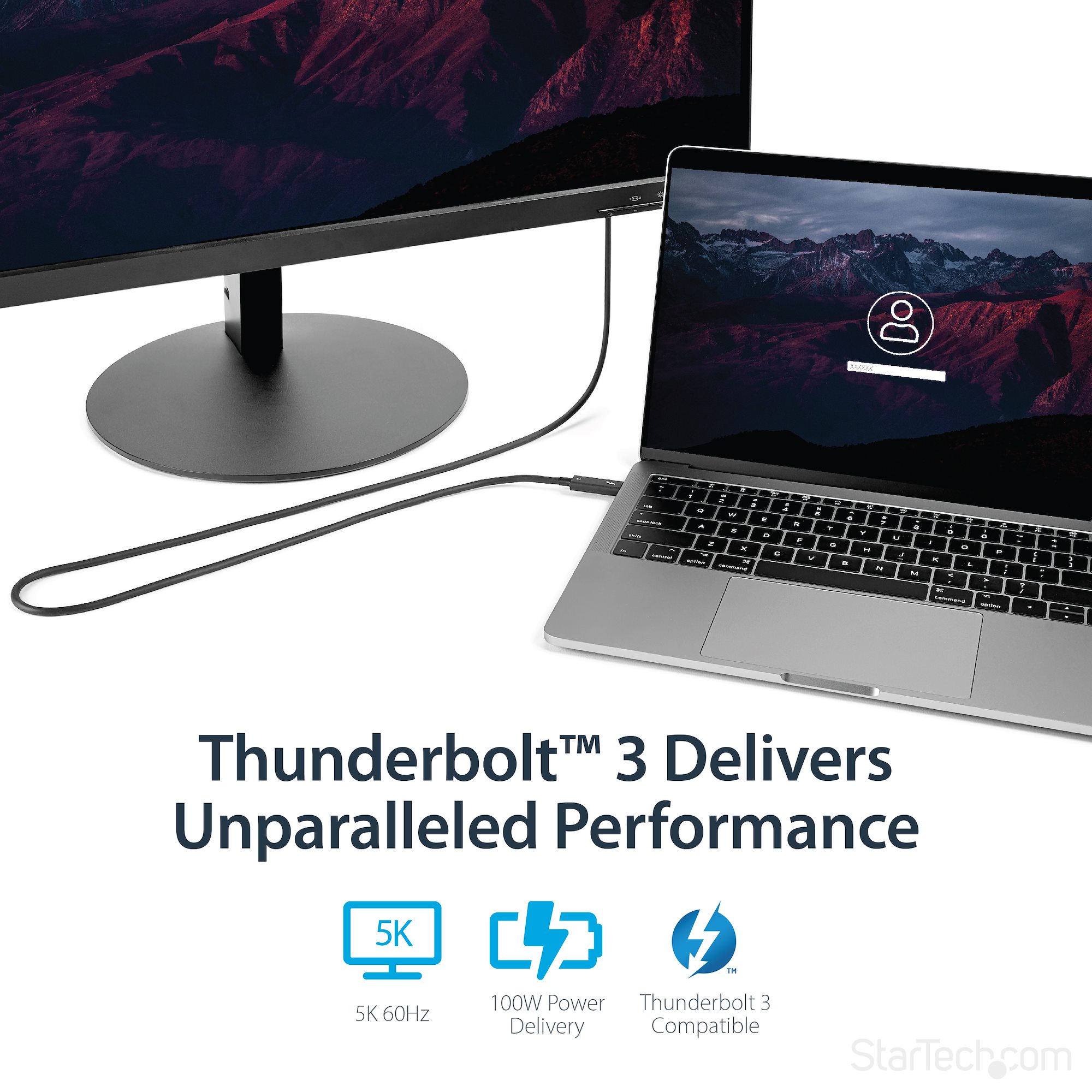 PCケーブル・コネクタ Thunderbolt3 2m + USB-C to Thunderbolt 2 tblt3mm2m.main.jpg