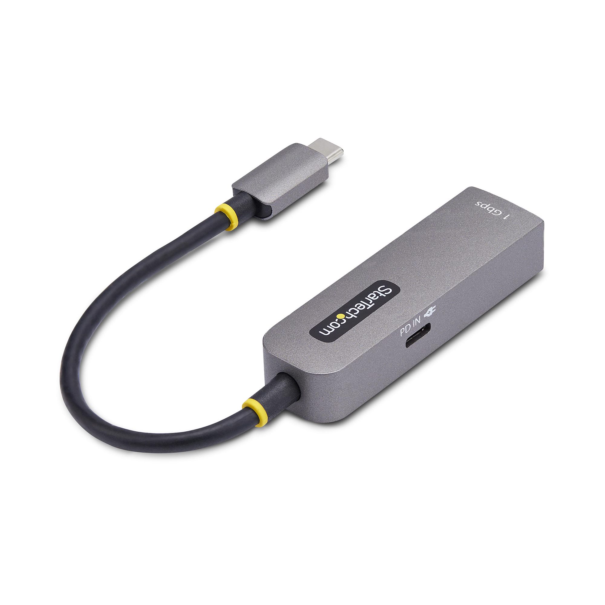 USB-C to Ethernet Adapter, NIC, 100W PD Pass-Through, USB USB-C to Ethernet Adapter, NIC, 100W PD Pass-Through, USB