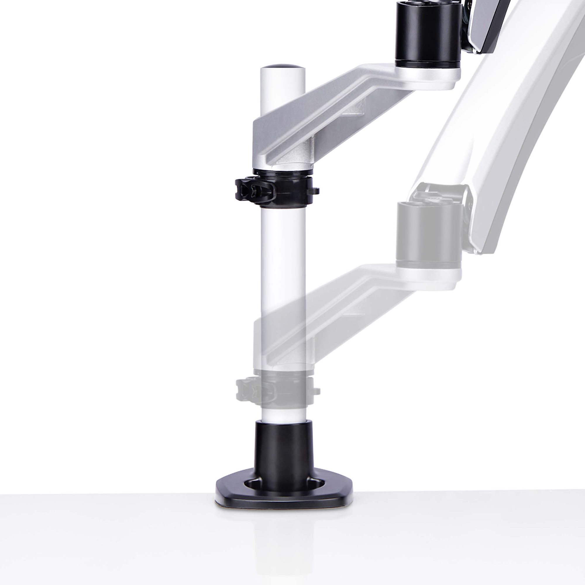 Verstellbare Und Faltbare Monitorhalterung - VESA 75x75/100x100 Mm, Für 10-27 Zoll Displays, Flache Bauweise Für Schreibtisch Oder POS