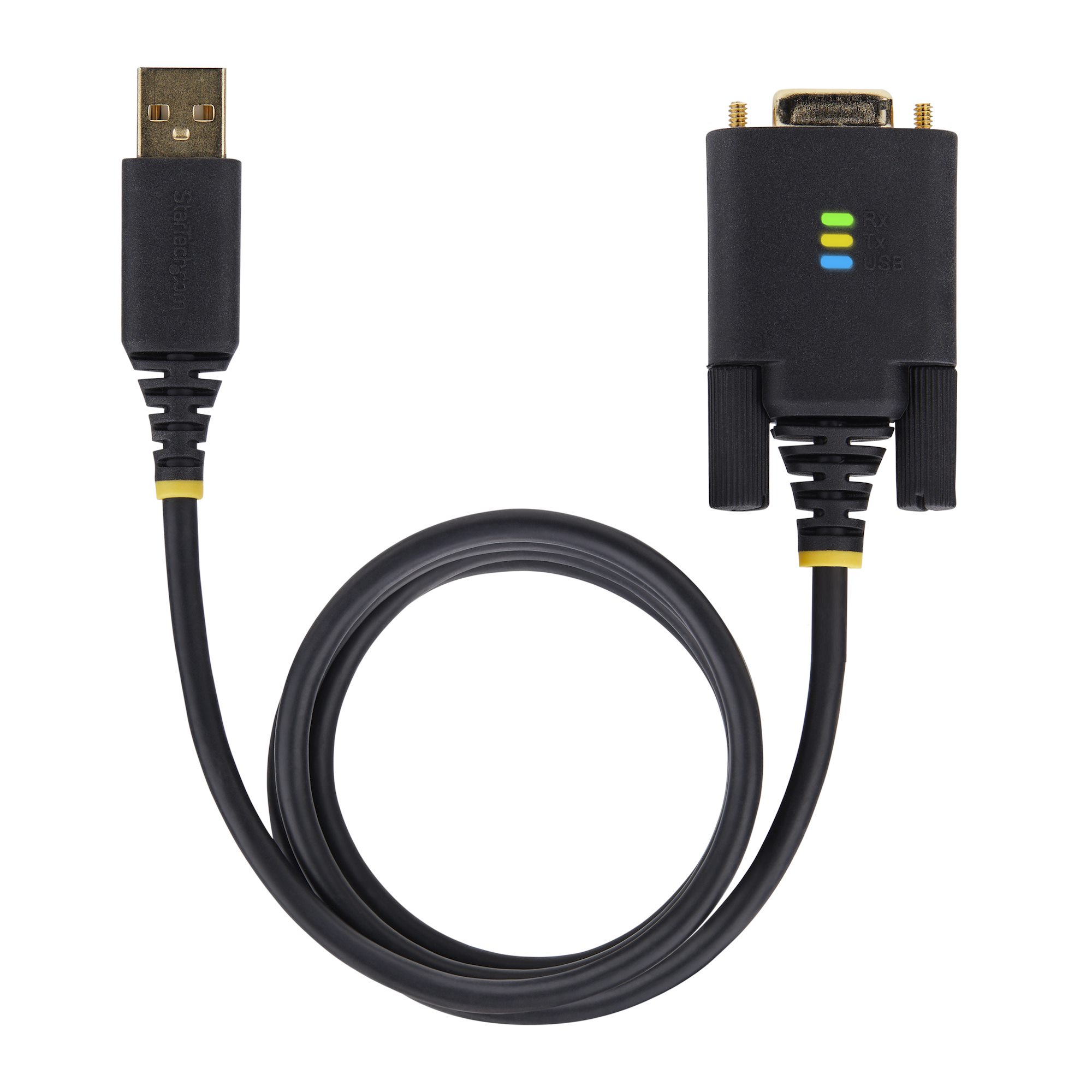 【サイズ:1ポート_スタイル:USB2.0】StarTech.com 1ポート USB - RS232Cシリアル変換ケーブル／クロス／USB 2.0接続／3m／1