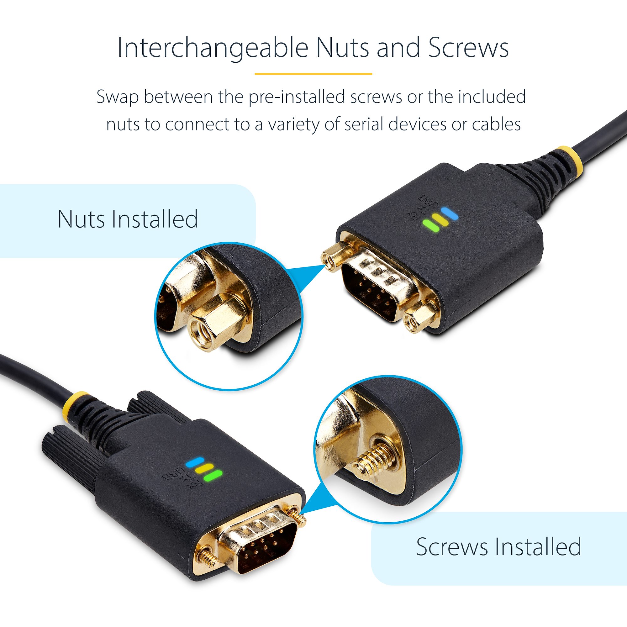 Convertisseur RS232 Vers RS485 Passif - Adaptateur Communication Série Bidirectionnel