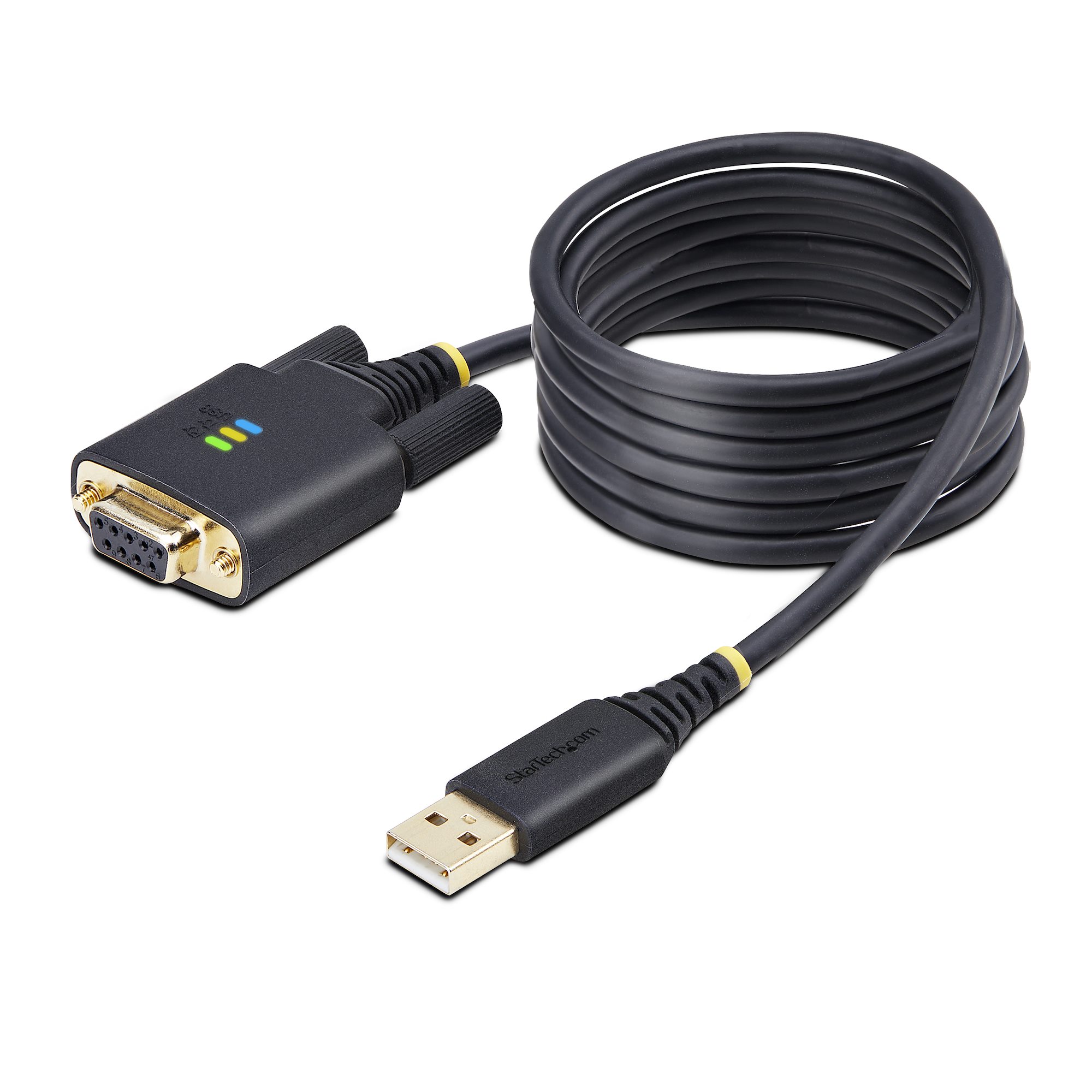 2M USB TO SERIAL NULL MODEM  ADAPTER CABLE FTDI RS232 - Startech.com