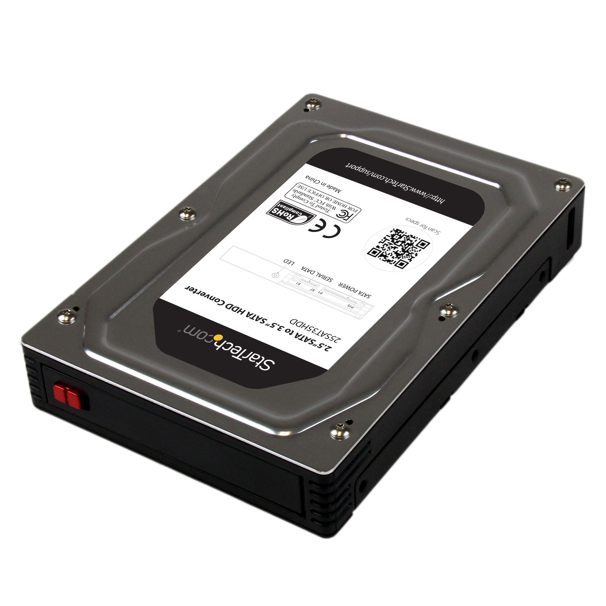 SATA HDD/SSD用2.5インチ - 3.5インチ変換ケース（アルミ製） - ドライブ取り付けブラケット  アクセサリ | 日本