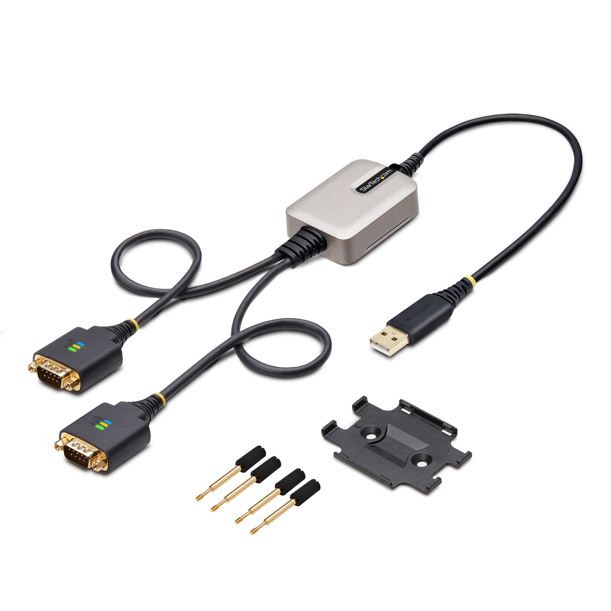 Aazon.co: StarTech.co 6.6ft/2 USB To Serial Adapter Cable, CO Retention, FTDI, USB-A To DB9