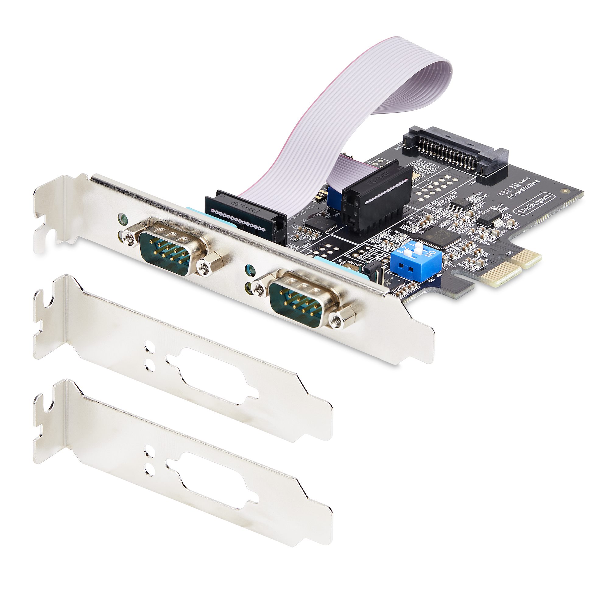 2-Port Serial PCIe Card, RS232/422/485 - シリアルカード & アダプタ