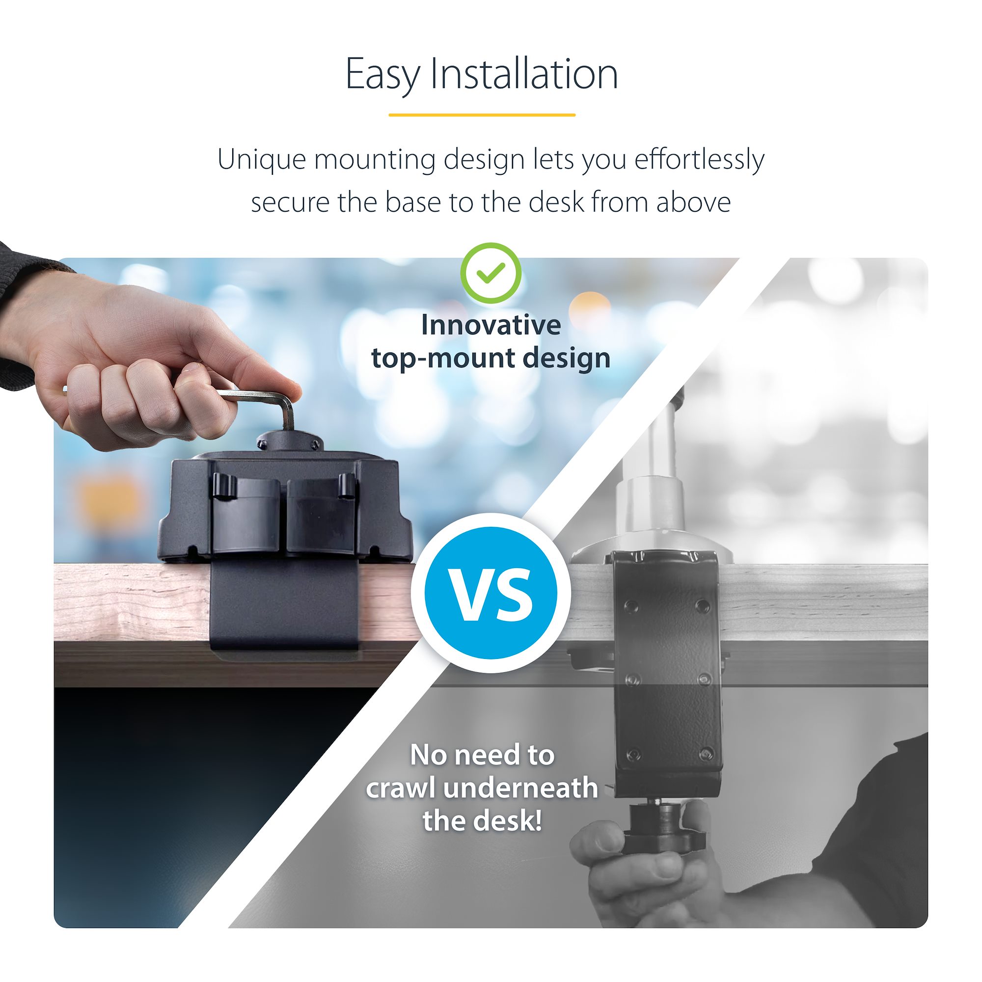 モニターアーム／Cクランプ グロメット固定式／トリプル液晶／最大27