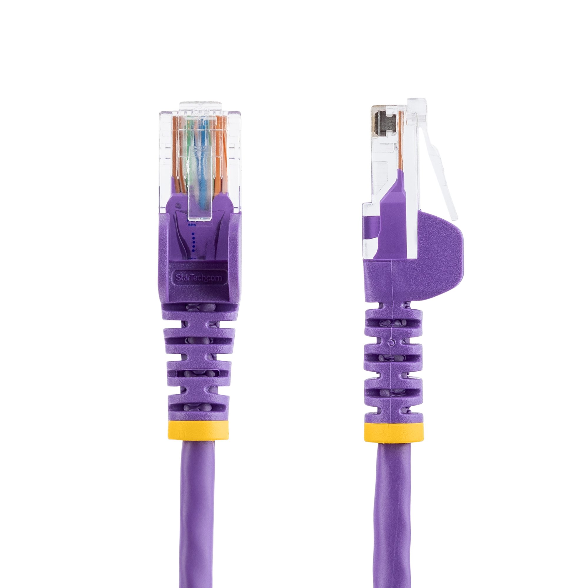 カテゴリー5e LANケーブル 10m パープル ツメ折れ防止RJ45コネクタ