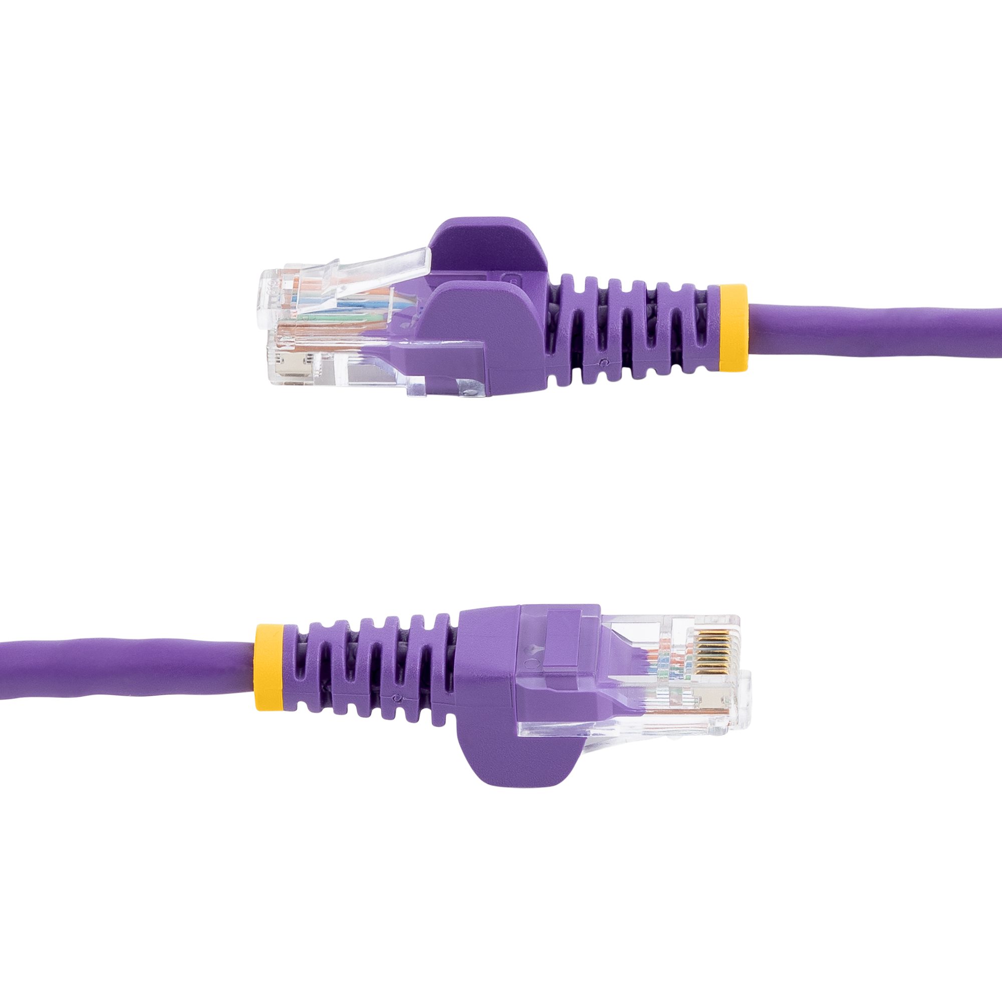 カテゴリー5e LANケーブル 10m パープル ツメ折れ防止RJ45コネクタ