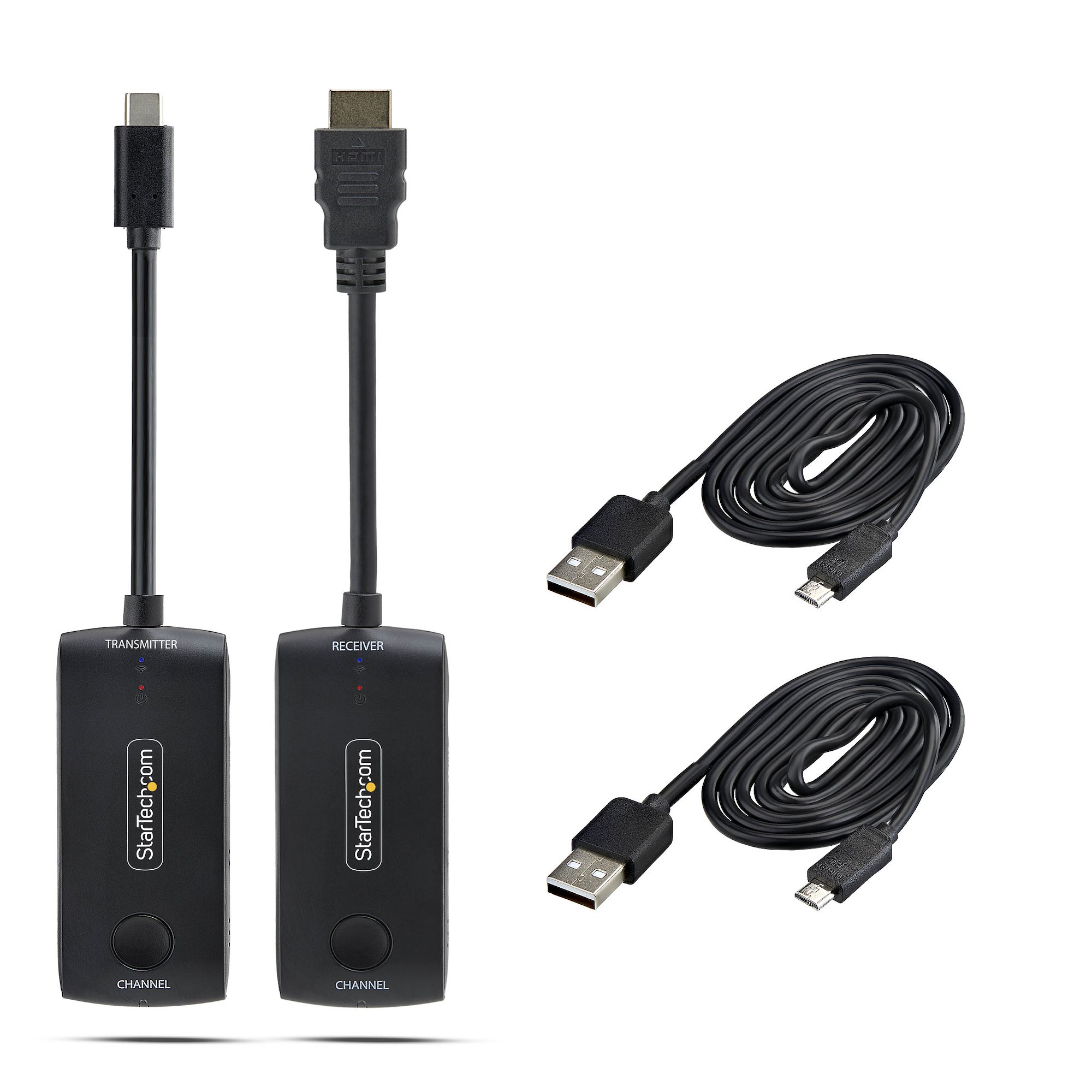 Wirelessly extend a USB-C video signal to a remote HDMI display up