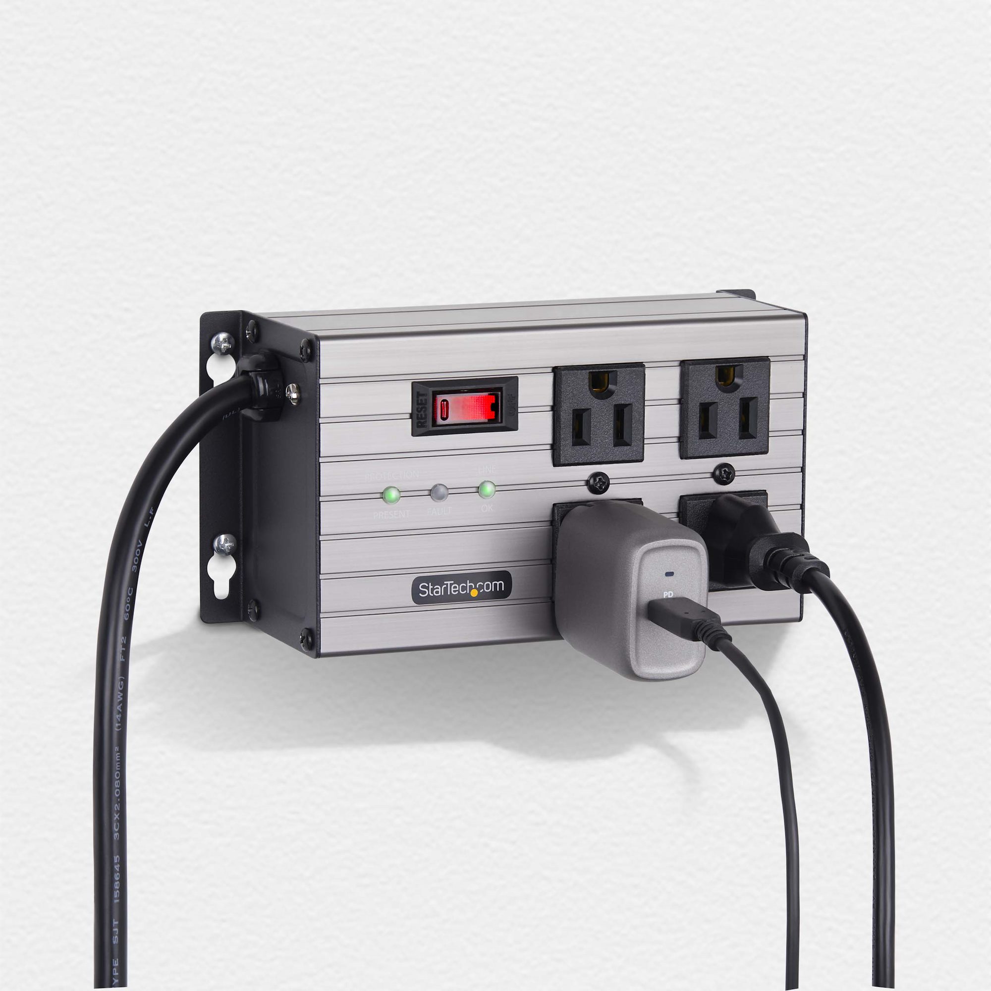 Kahlert Distribution Strip – 5 Port Plug Strip, 2.6mm, White, With Connection Cable