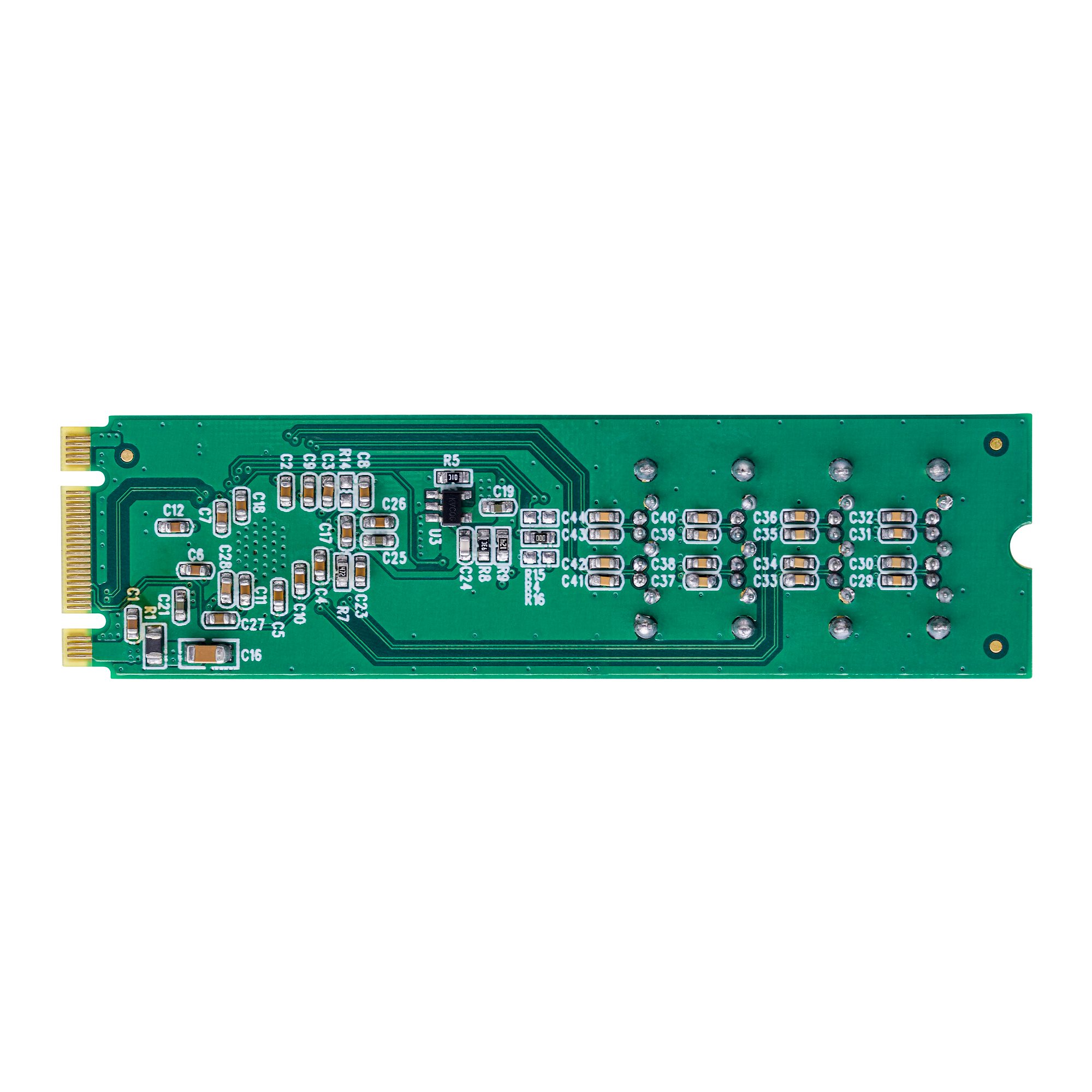 Adattatore M.2 A SATA3.0 A 6 Porte - Chip ASM1166, PCIE3.0, Con Dissipatore E Indicatori LED