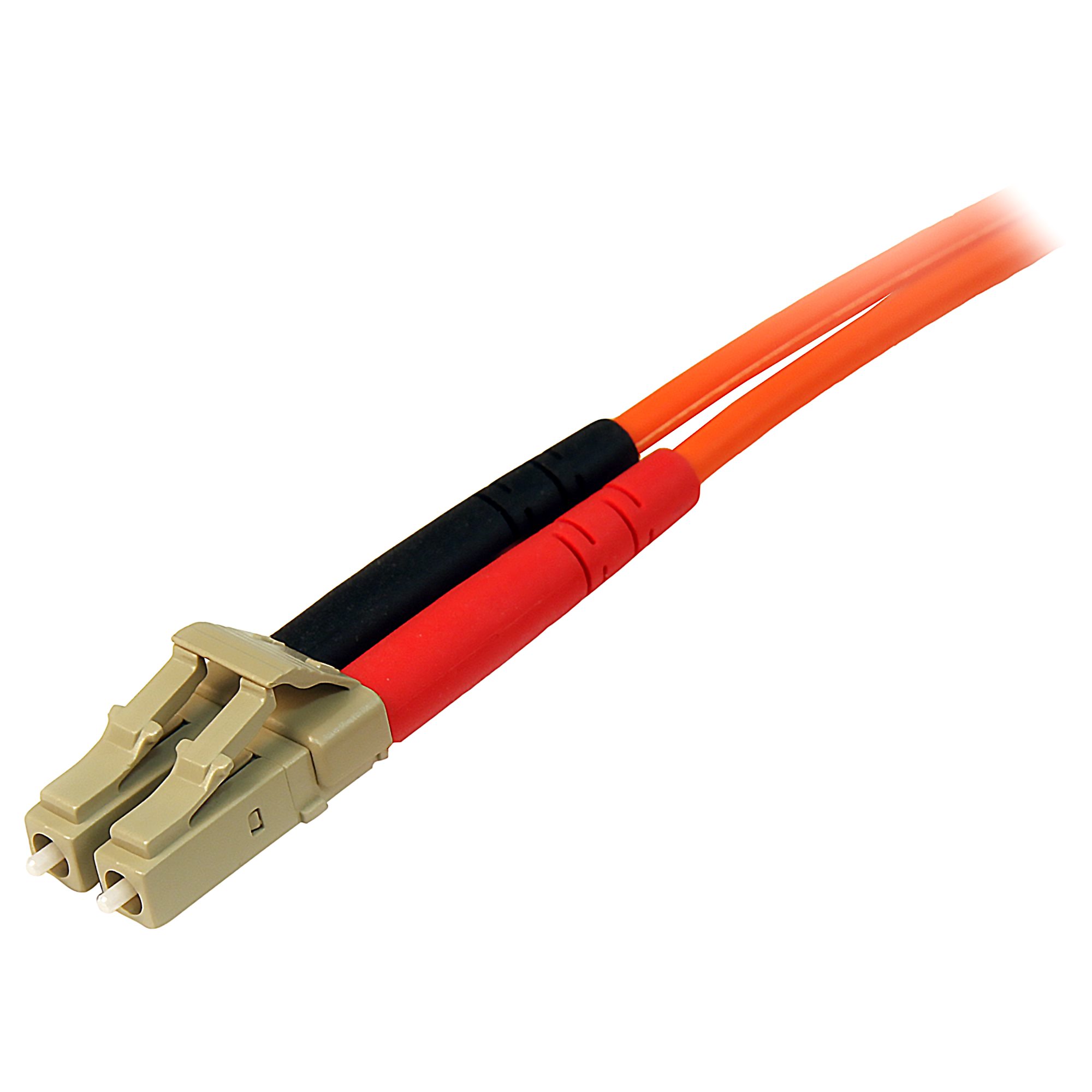 2 m MM 50/125 Duplex LWL-Kabel - LC/LC - Glasfaserkabel & Adapter