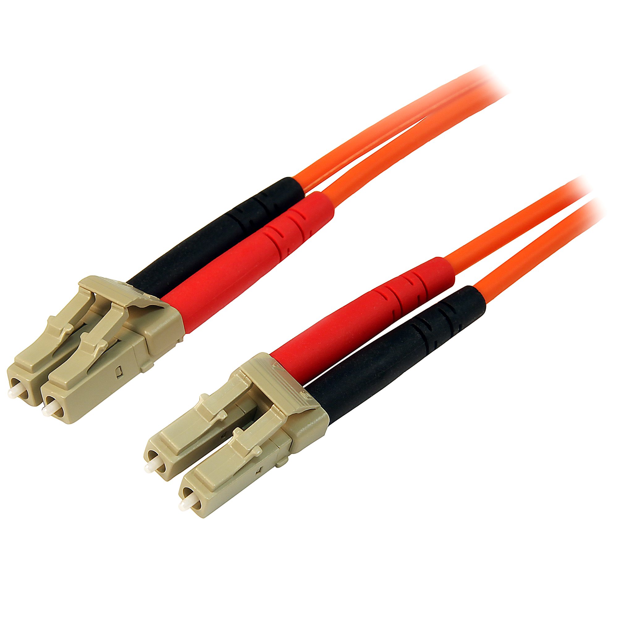 Multimode Duplex 50/125 StarTech.com 10m Fiber Optic Cable LC to LC Fiber Patch Cable 10 Gb Aqua OM3 LSZH LC/LC 