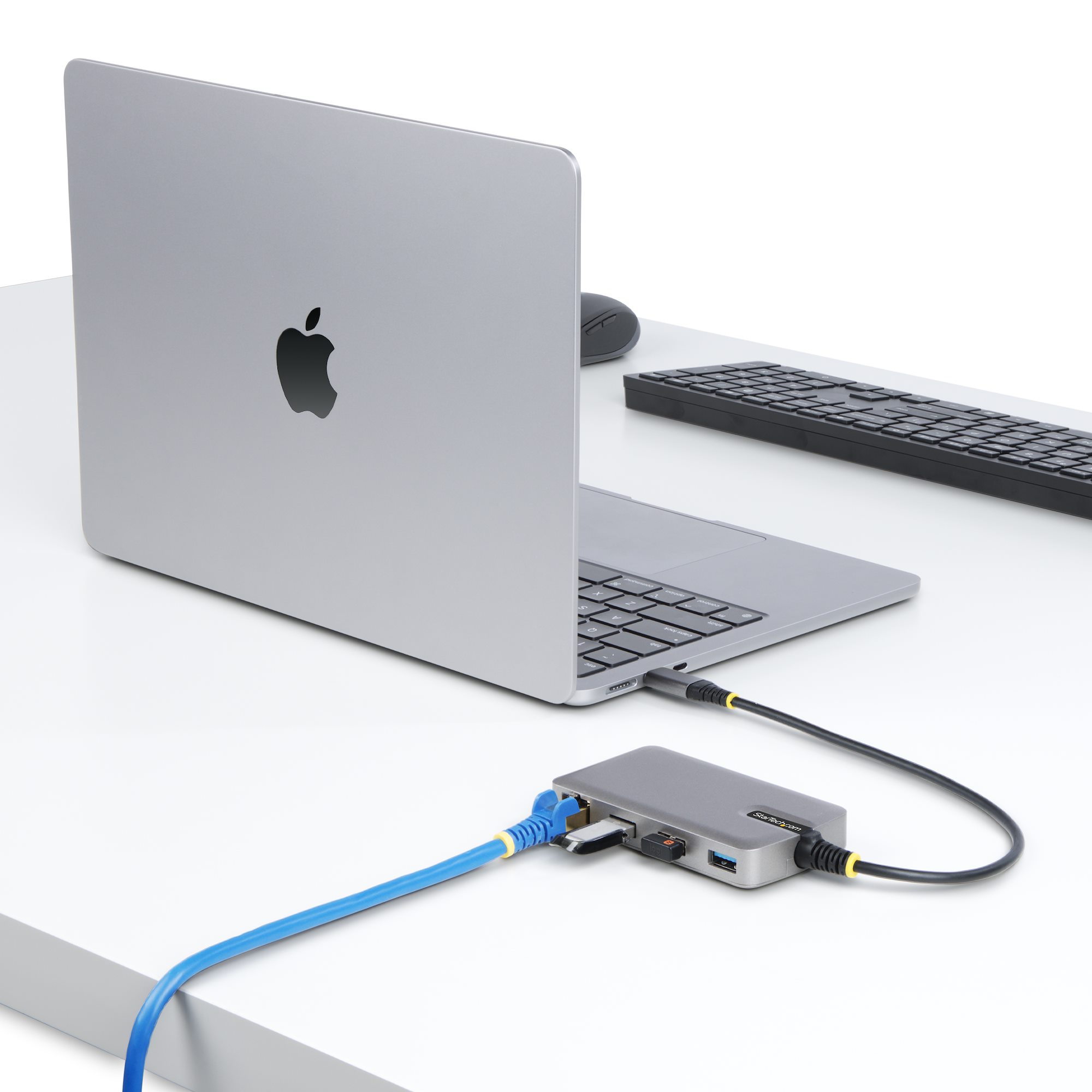 3-Port USB-C Hub w/ GbE Ethernet Adapter
