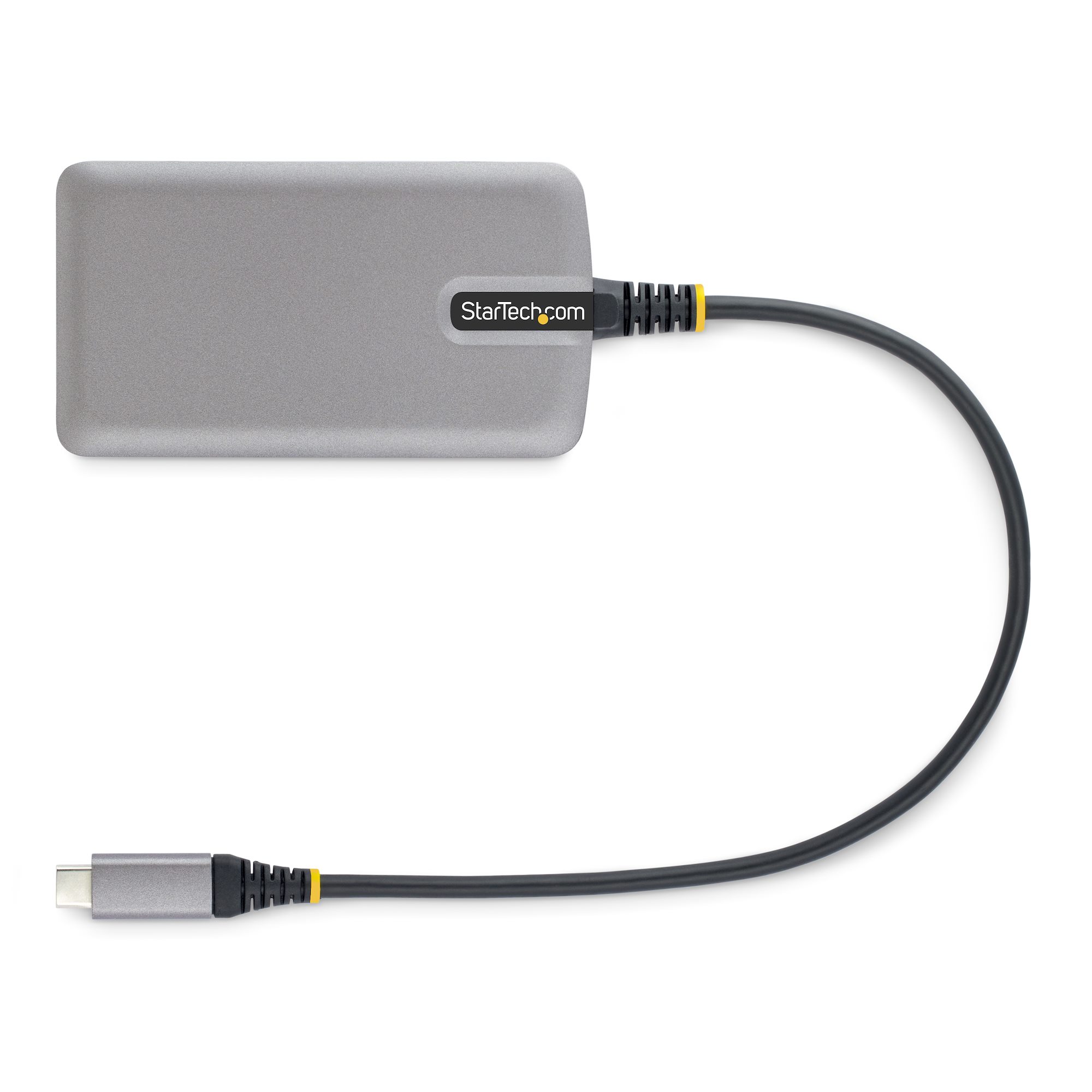 StarTech.com Concentrador Ladrón USB 2.0 de 4 Puertos con Cable Integrado -  Hub Portátil USB 2.0 de 4 Puertos Alimentado por el Bus - Hub - 4 x USB 2.0  - sobremesaST4200MINI2