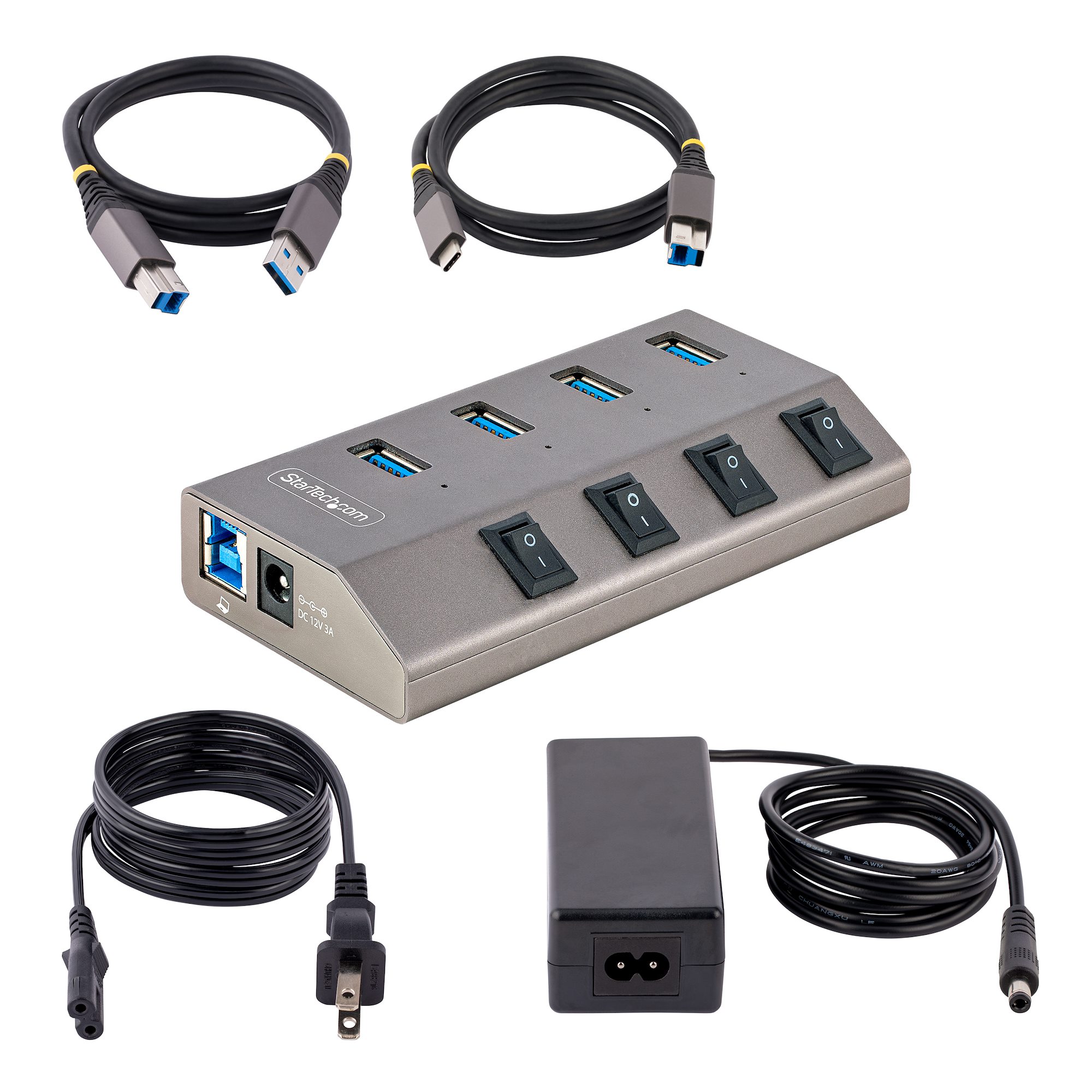 StarTech.com 4-Port Self-Powered USB-C H 5G4AIBS-USB-HUB-NA PC-Canada