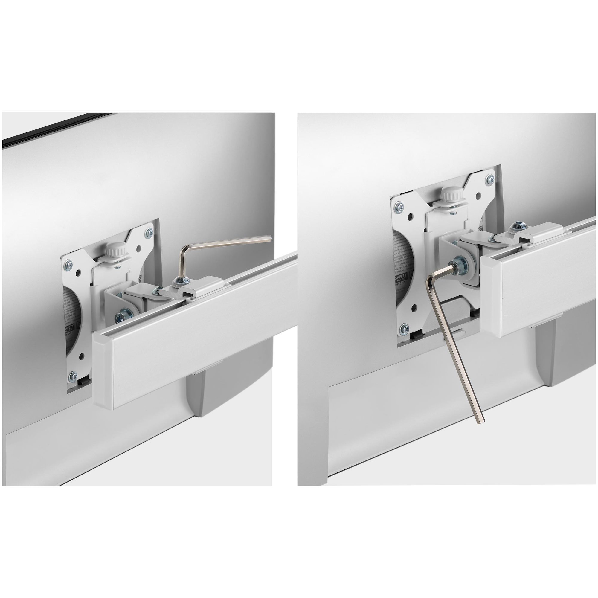 モニターアーム／Cクランプ グロメット固定式／6画面／最大32インチ