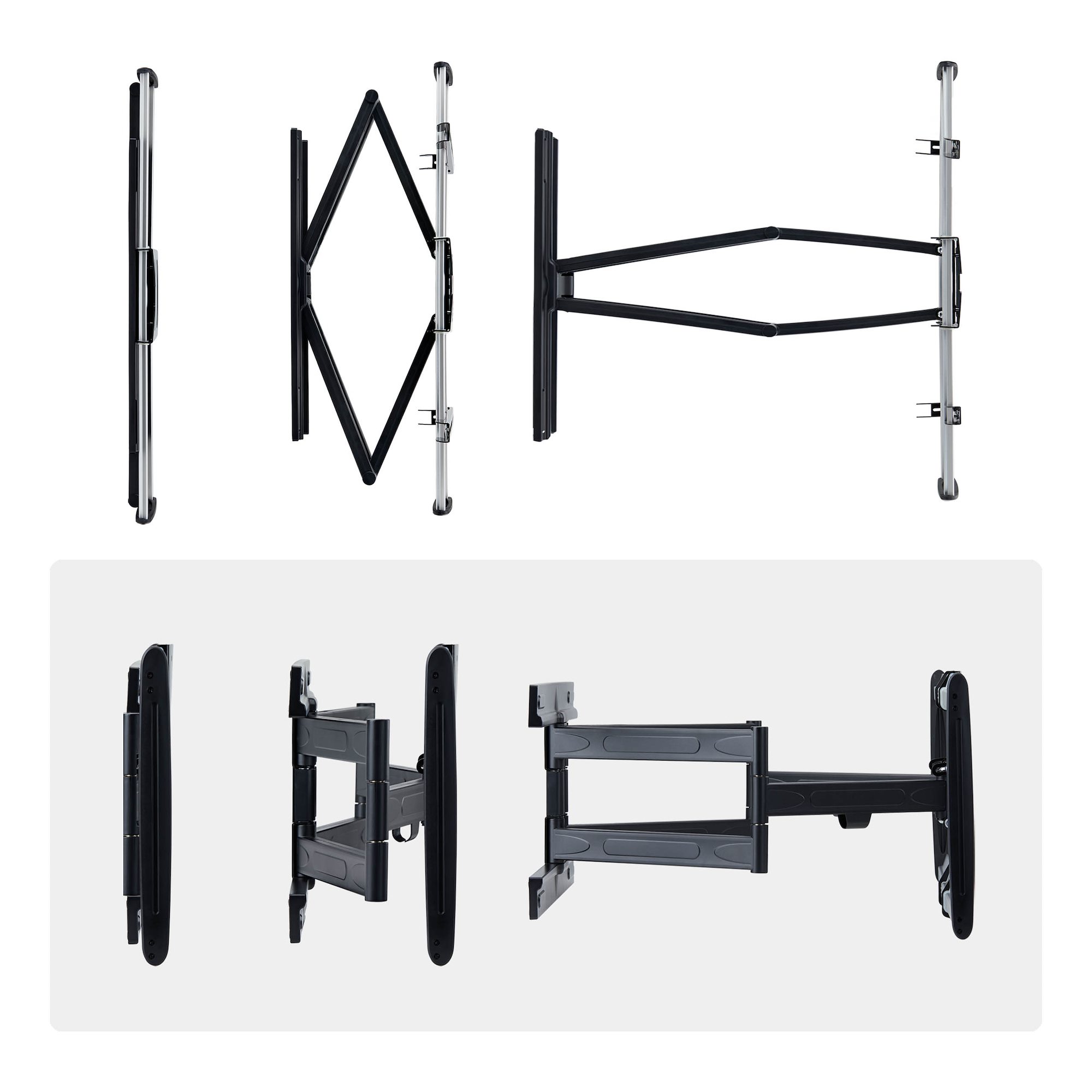 TV Beugel (t/m 37 inch) - TV Beugel voor: LED/LCD/Plasma Schermformaat: 23 - 37 inch Schermformaat: 58,4 - 94,0 cm Max. gewicht: 75 kg Min. muurafstand: 46 mm Max. muurafstand: 46 mm