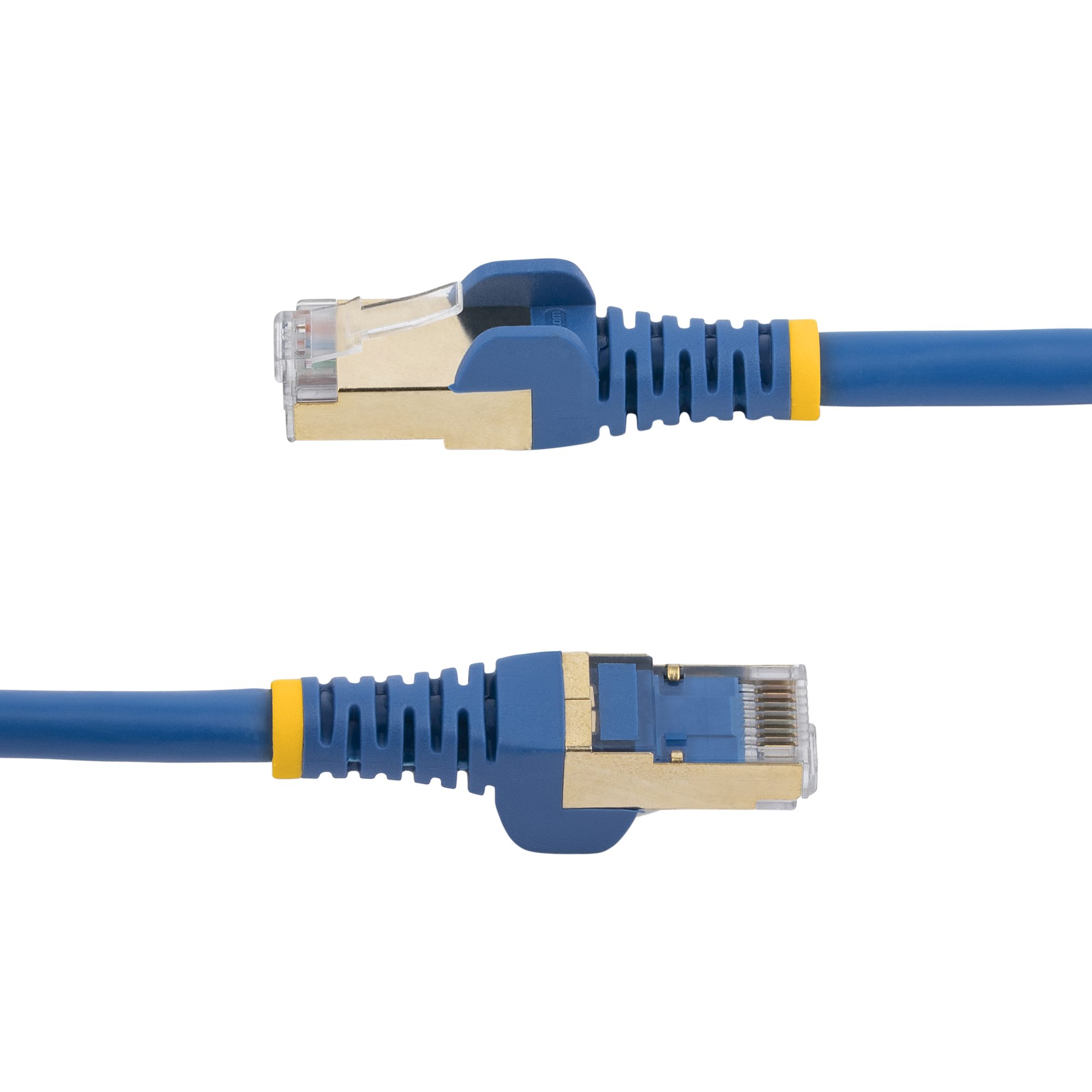 1ft Cat6 Thin Short Ethernet Patch Cable, Snagless & Unshielded, Blue -   Europe