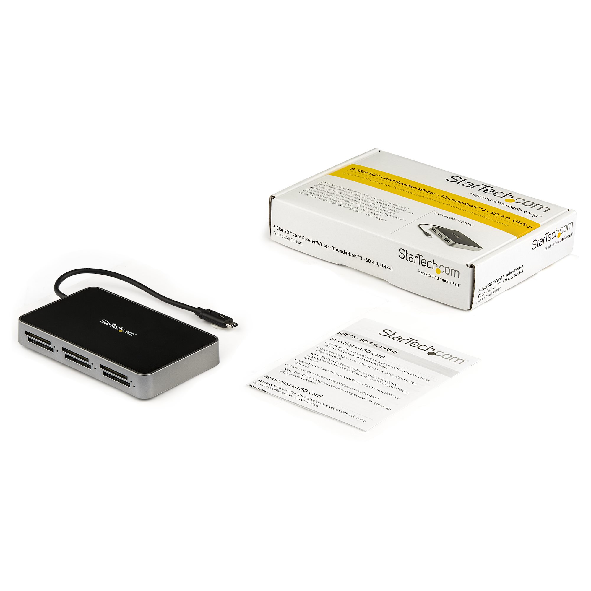 6-Slot Thunderbolt 3 SD Card Reader - Portable