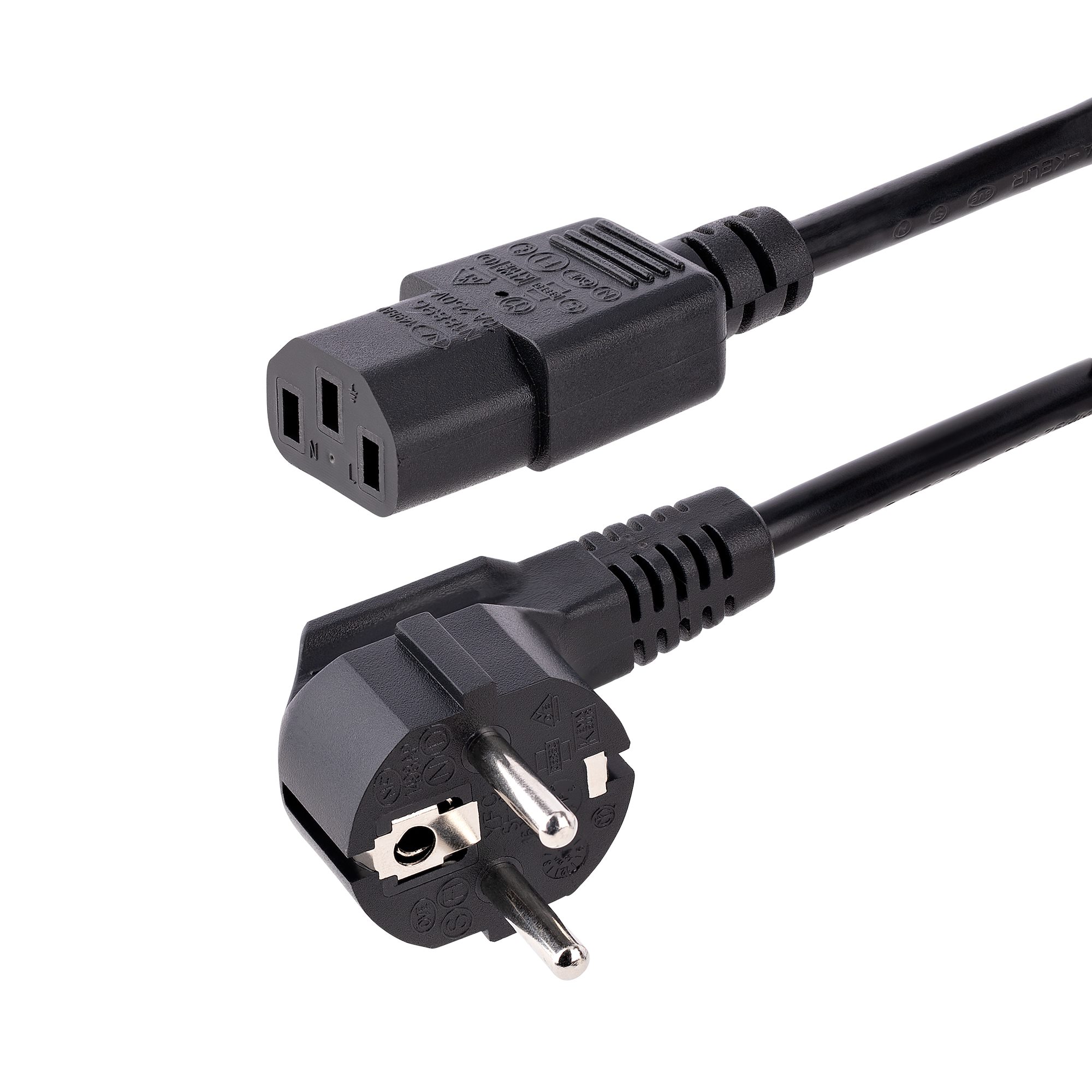 Cable de Corriente Schuko 1 Metro para PC y Monitores Accesorios