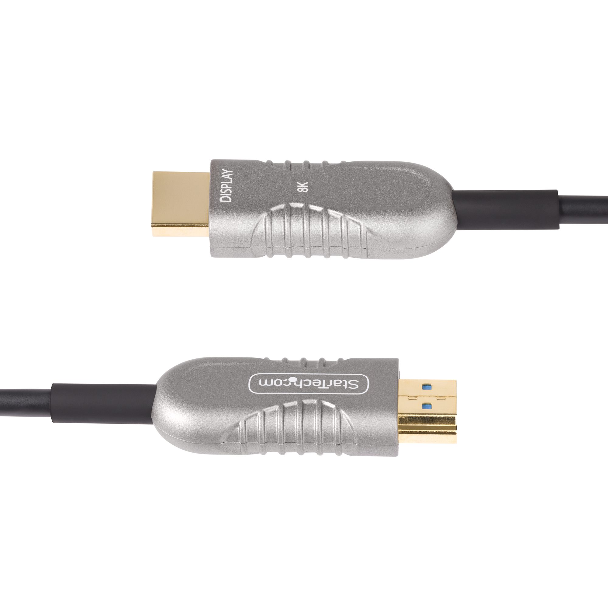 Armored 8K Fiber Optic HDMI 2.1 Active Optical Cable on drum