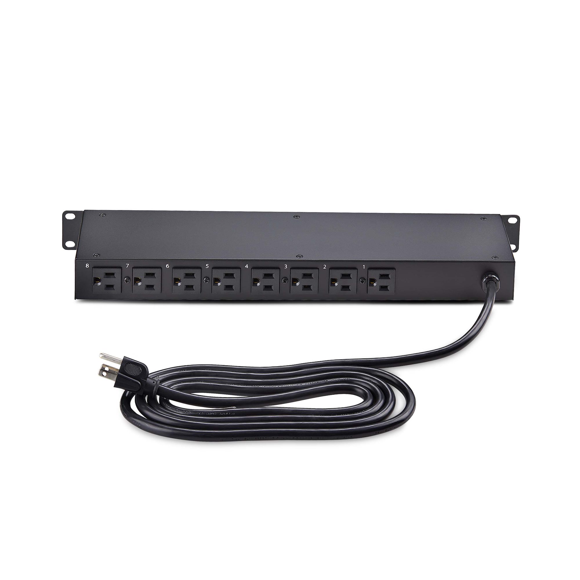 Add eight power outlets from a single power outlet in 1U of rack space