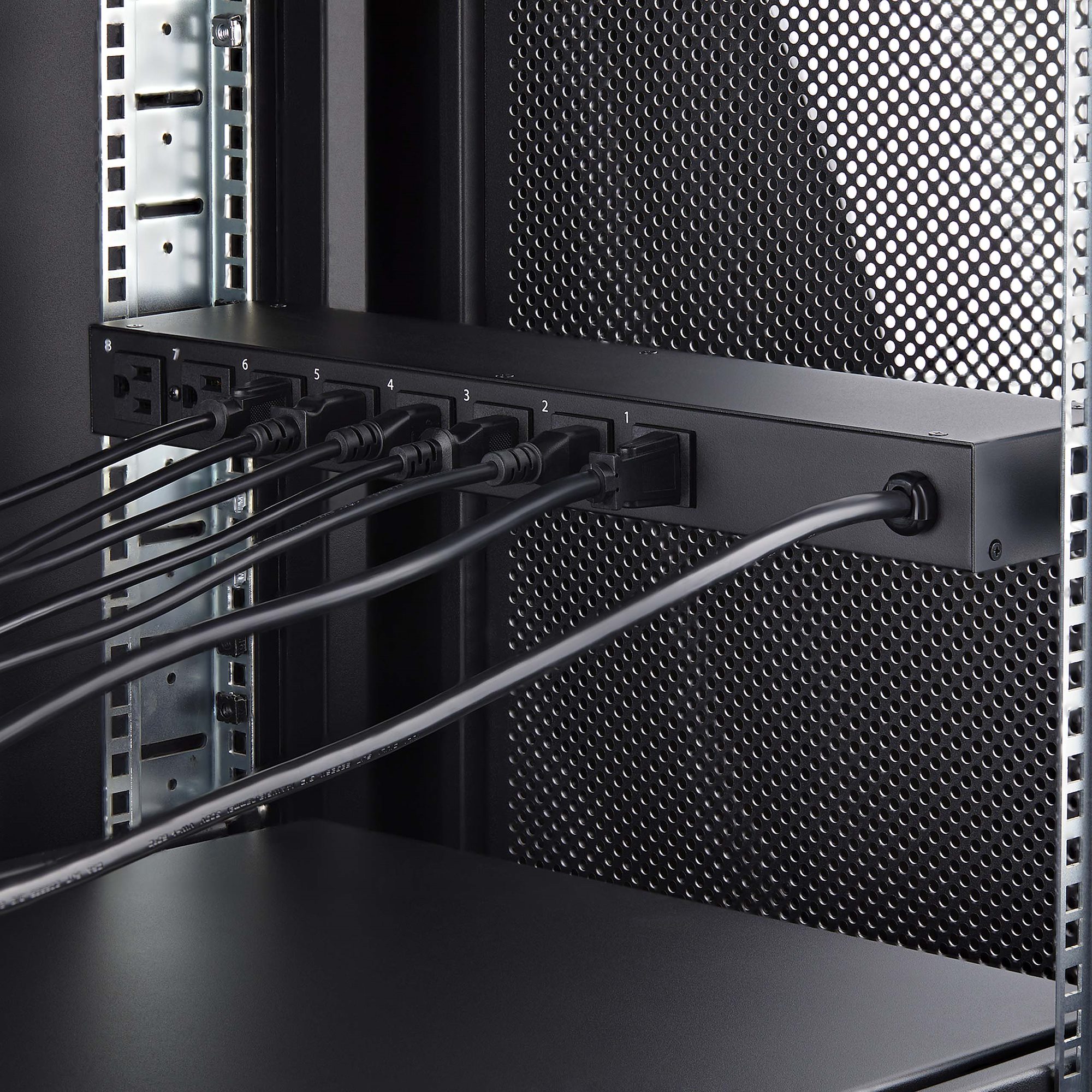 Add eight power outlets from a single power outlet in 1U of rack space