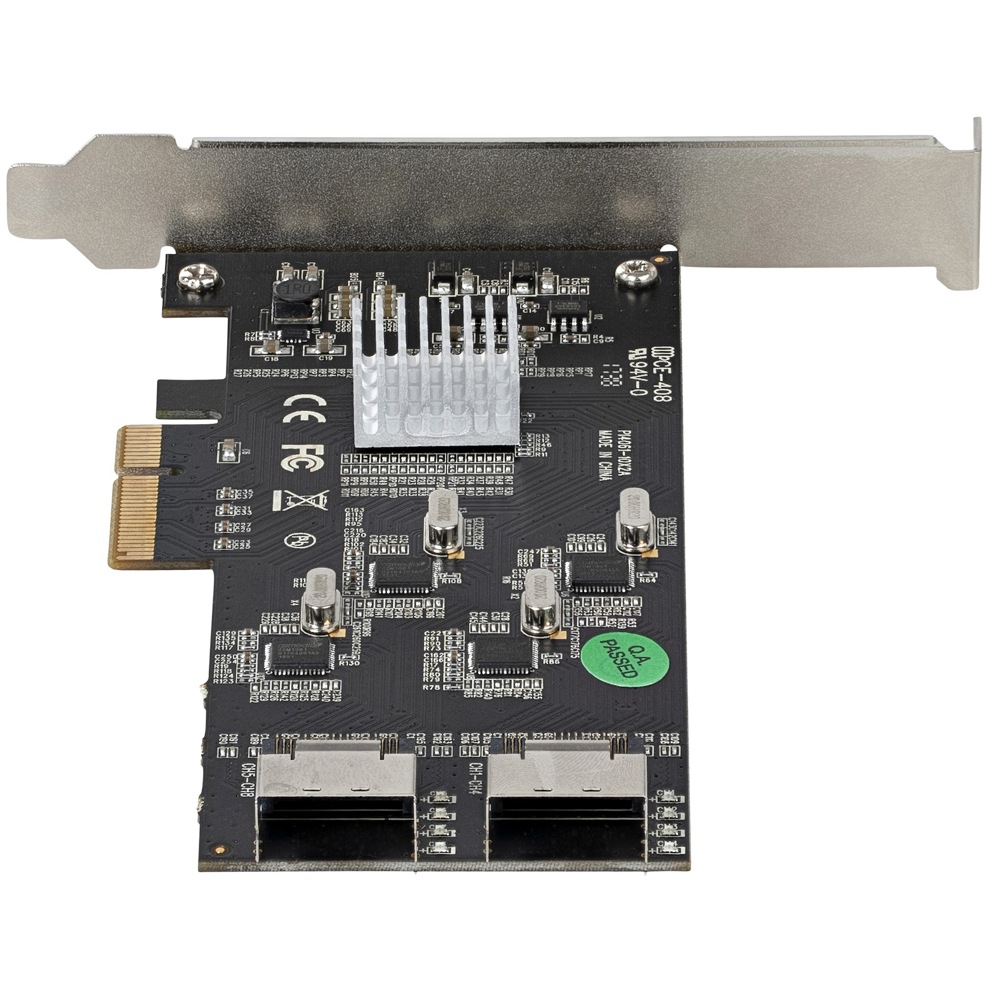 SATA 8ポート増設 PCI Expressインターフェースカード／PCI - SATA変換／4x ホストコントローラ／SATA PCIe  拡張カード／PCI-e x4 Gen 2 - SATA 3.0／SATA HDD & SDD