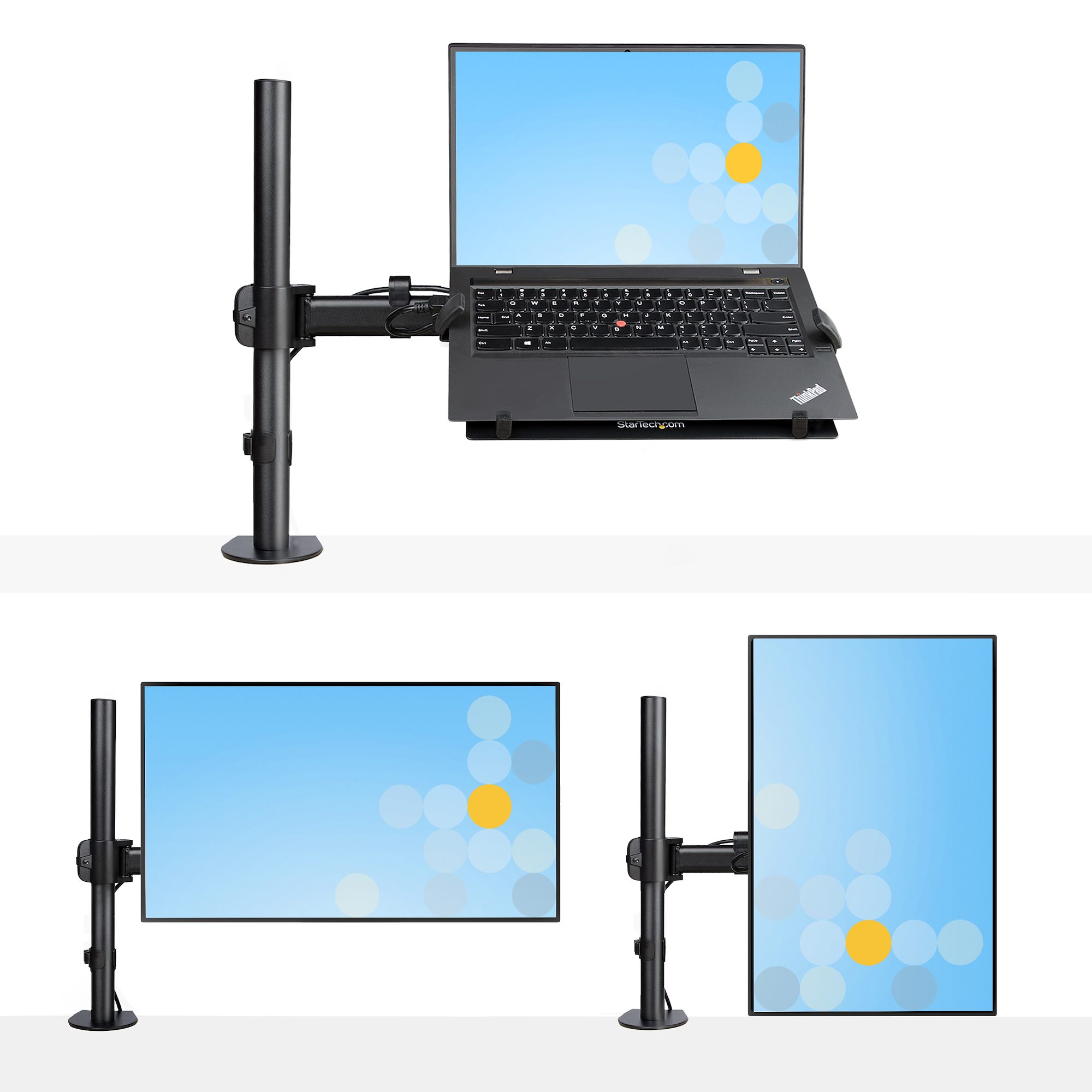 Laptop Desk Mount, Monitor & Laptop Arm - Monitor Mounts | Display