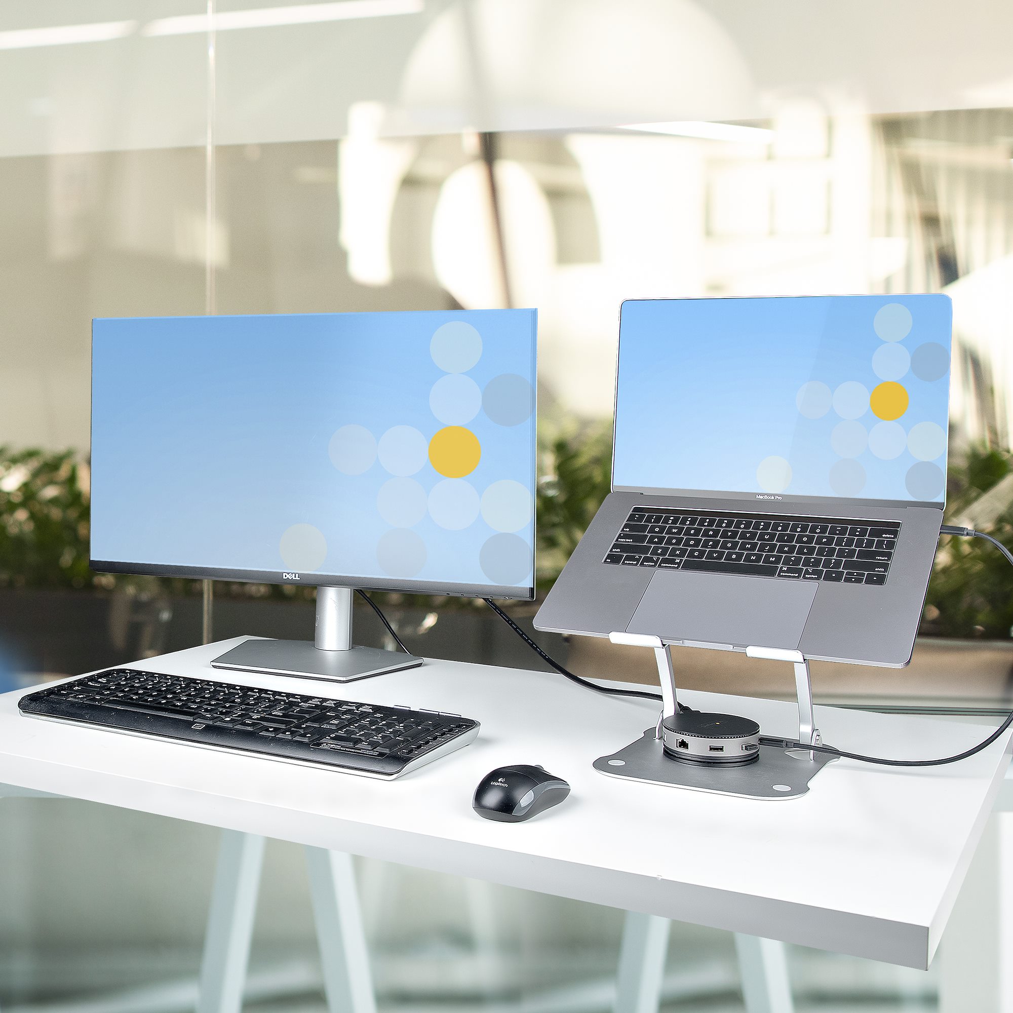 Laptop Stand for Desk, Adjustable Height - Monitor Mounts, Display Mounts  and Ergonomics