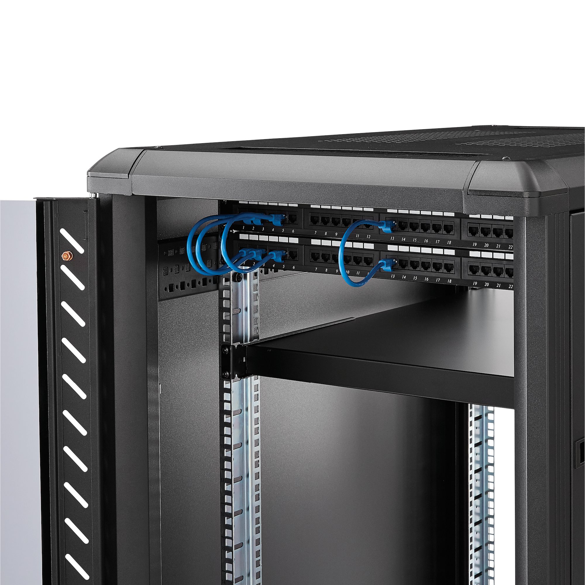 サーバーラック棚板／1U／耐荷重150kg／奥行き700mm／取付奥行き495