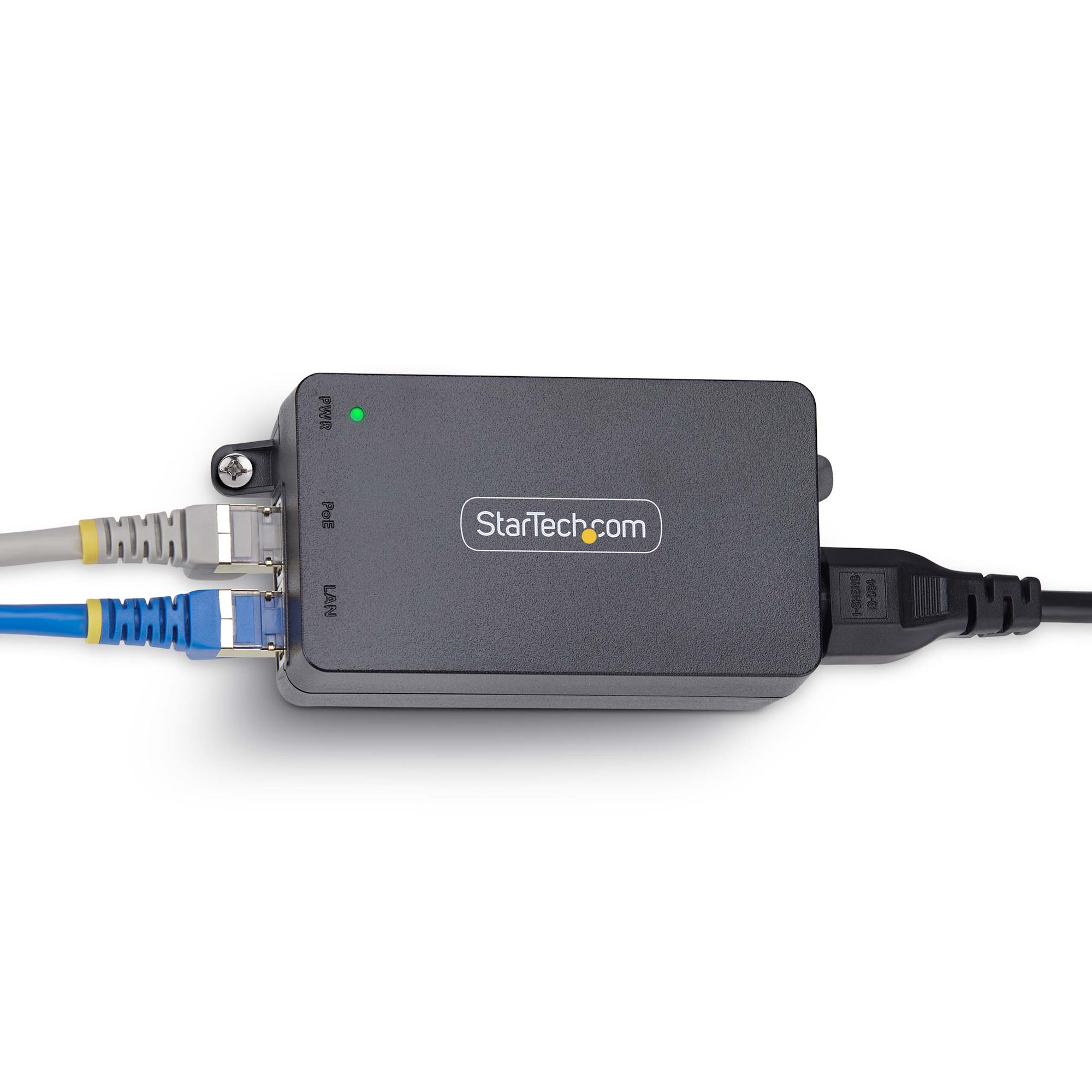 Powerline Ethernet Adapter Startech 1-Port 2.5GbE PoE+ Injector, Multi ...