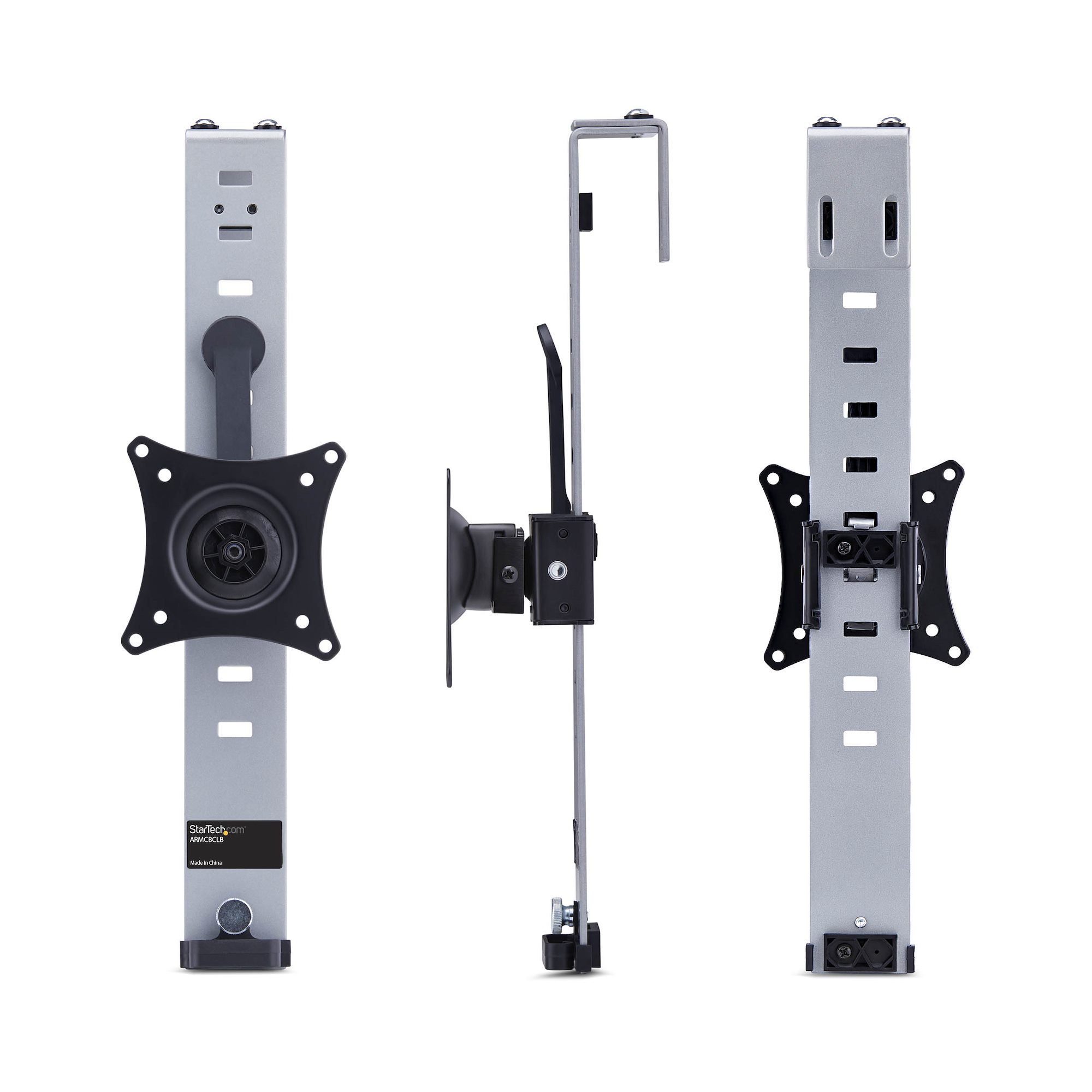 スターテック モニターハンガー/1画面/最大34インチ/パーティションパネル用 ( ARMCBCLB ) メーカー在庫あり モニターハンガー⁄1画面⁄最大34インチ