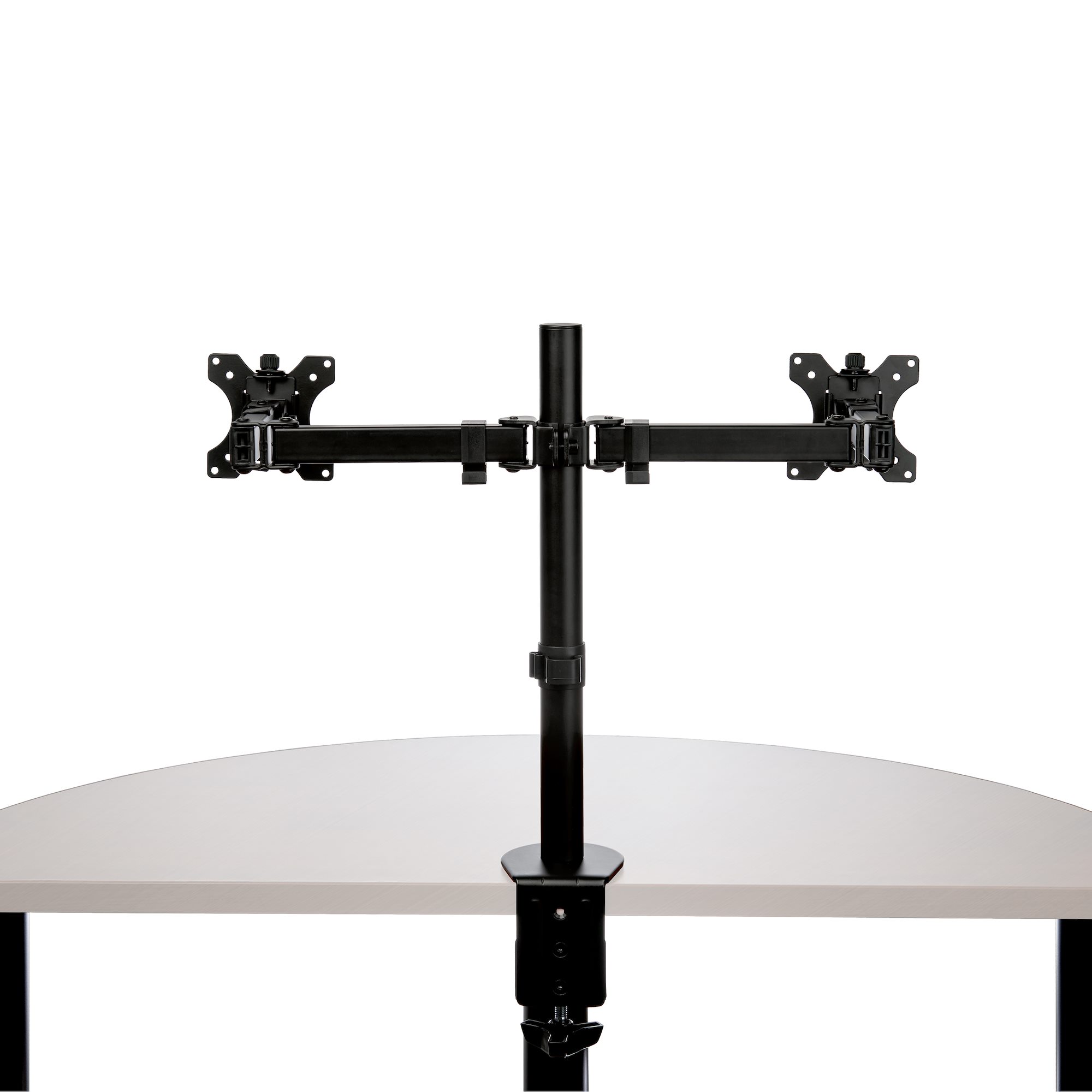Desk Mount Dual Monitor Arm - Desk Clamp / Grommet VESA Monitor Mount for  up to 32 (17.6lb/8kg) Displays - Ergonomic Articulating Monitor Arm 