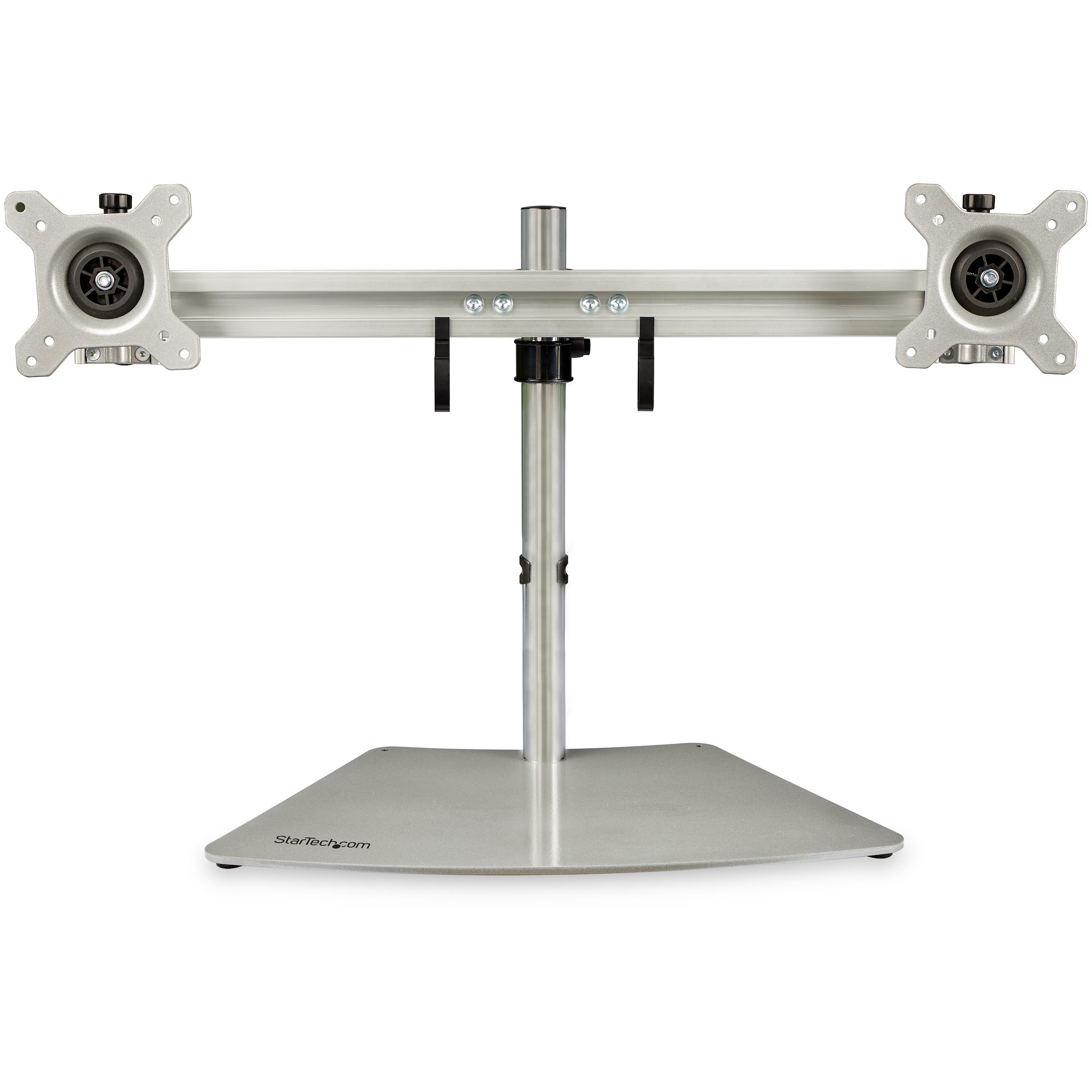 Dual Monitor Stand - Ergonomic Free Standing Dual Monitor Desktop Stand for  two 24