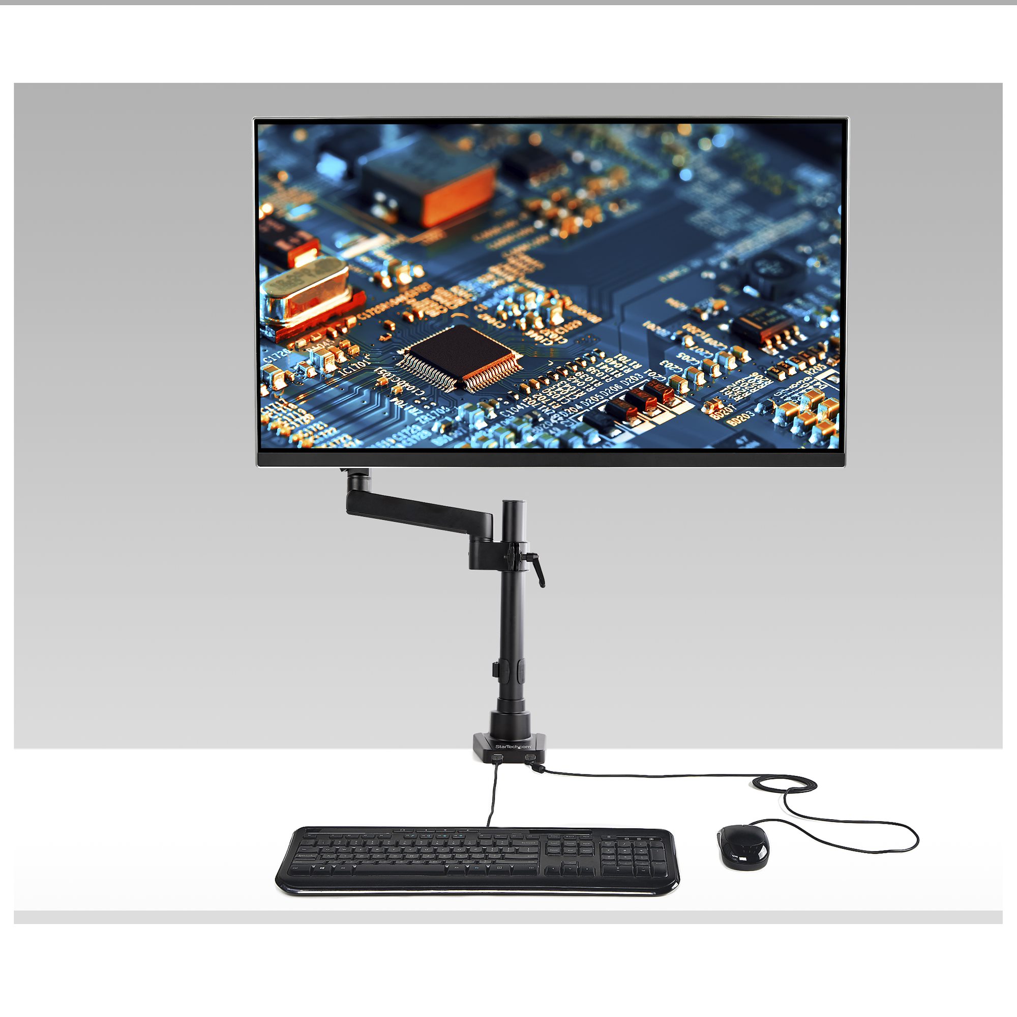 StarTech.com Bras pour écran PC à double affichage en aluminium - Articulé  sur