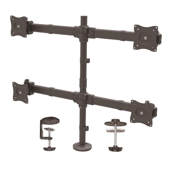 StarTech.com - ARMBARDUOG - Desk-Mount Dual-Monitor Arm - For up to 27 Monitors - Height Adjustable - RS